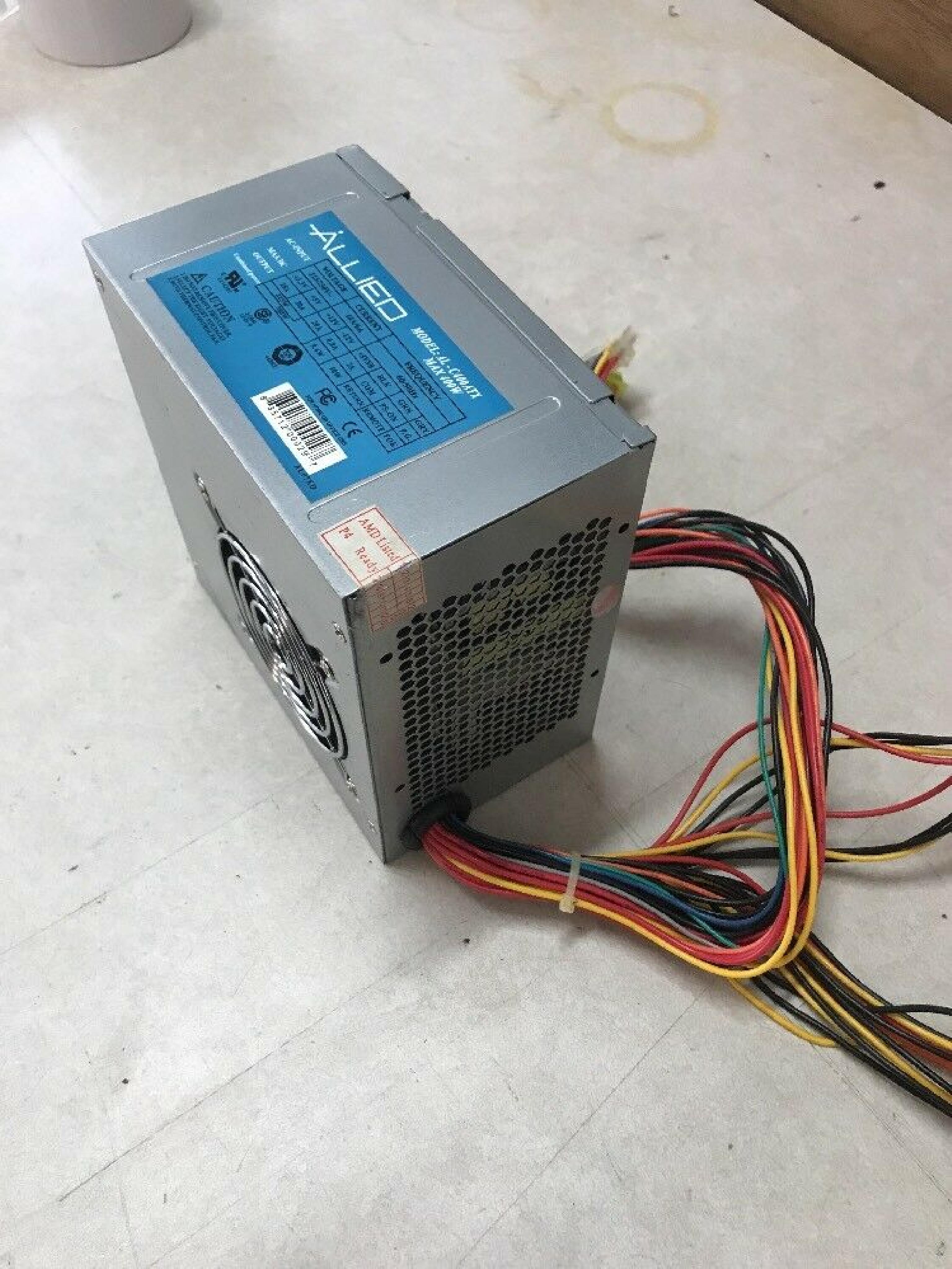 ALLIED AL-C400ATX 400W 20 PIN ATX POWER SUPPLY