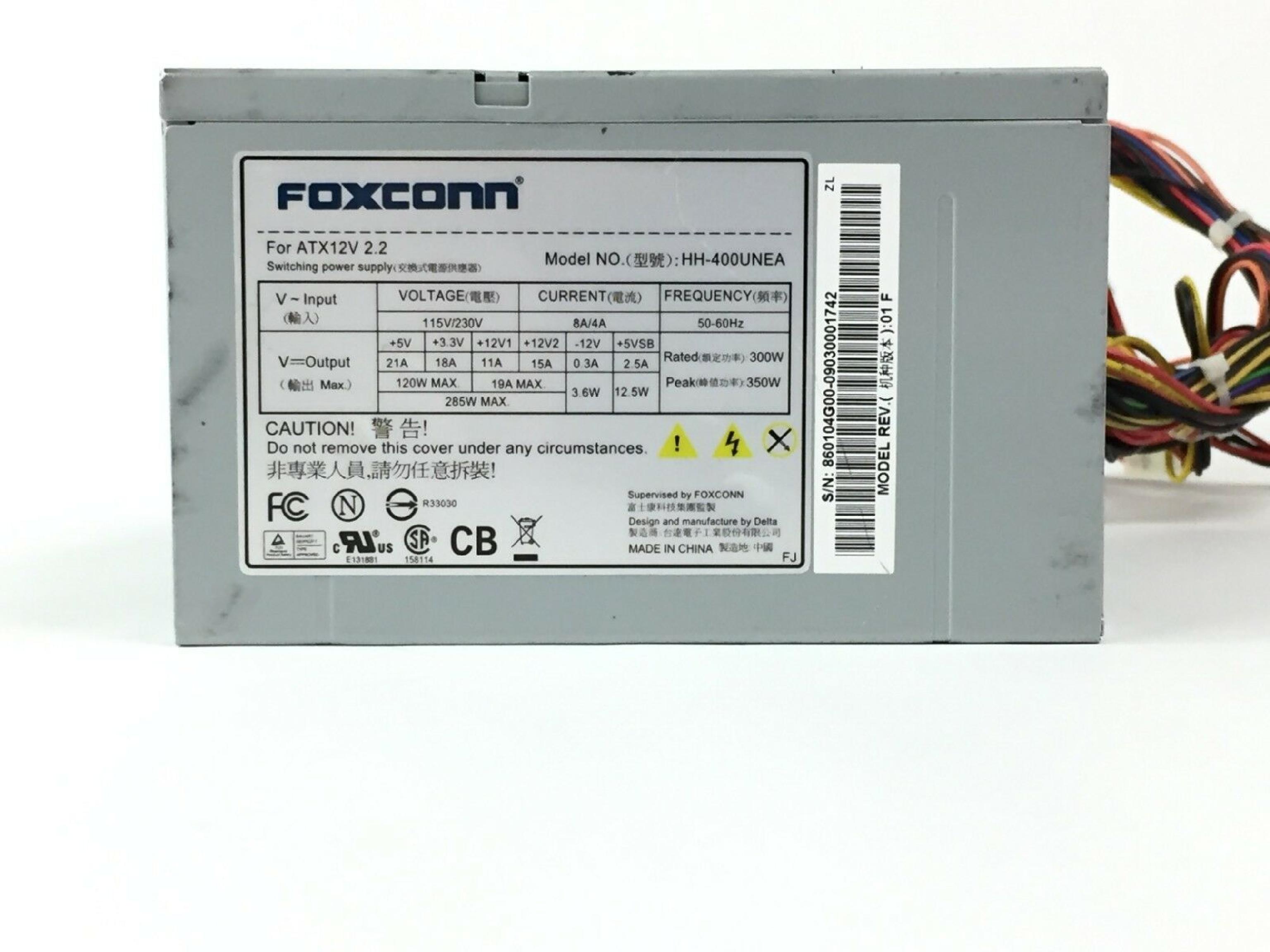 FOXCONN HH-400UNEA 350W 20/24 PIN ATX POWER SUPPLY