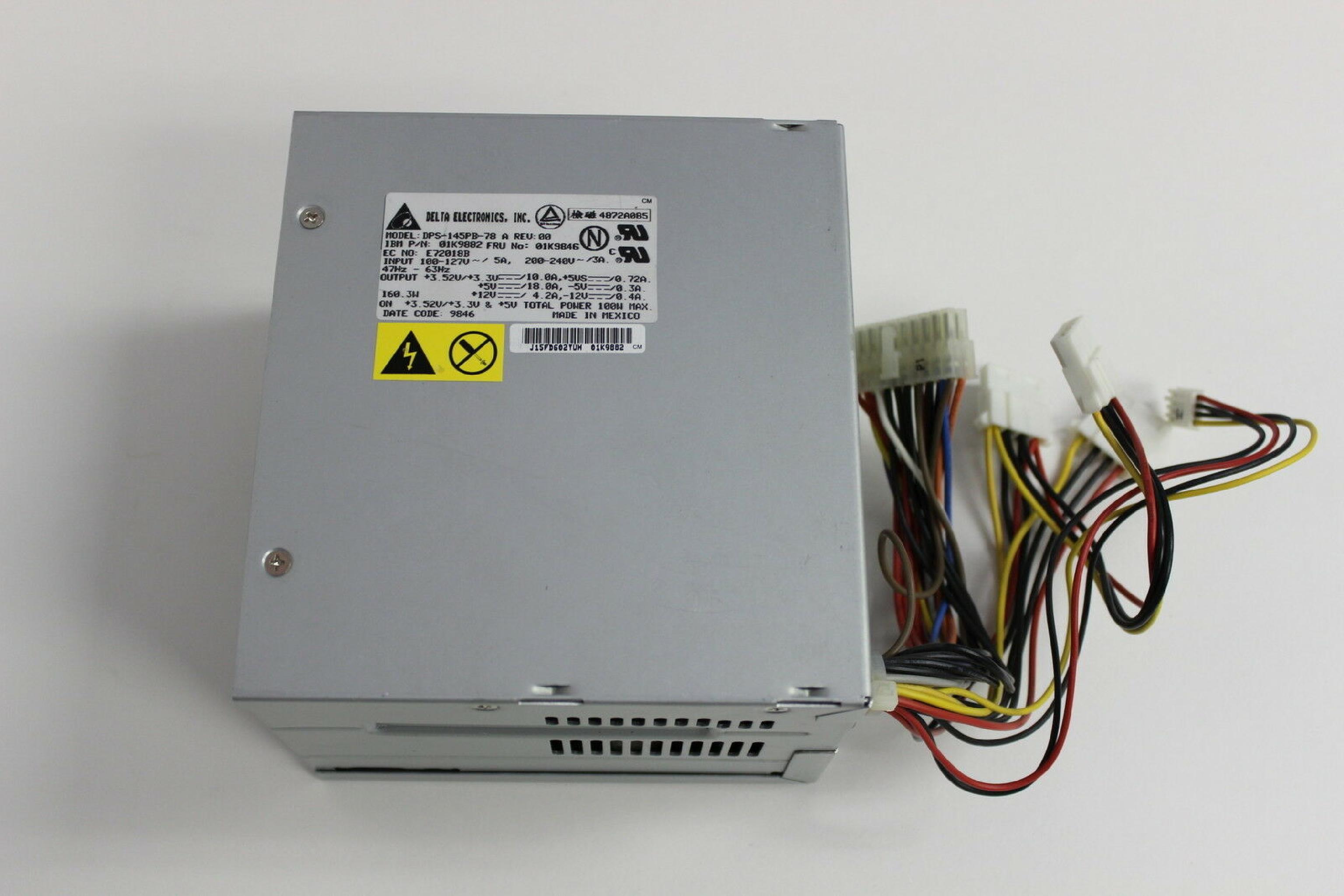 DELTA ELECTRONICS INC DPS-145PB-78 A 145 WATT POWER SUPPLY ATX