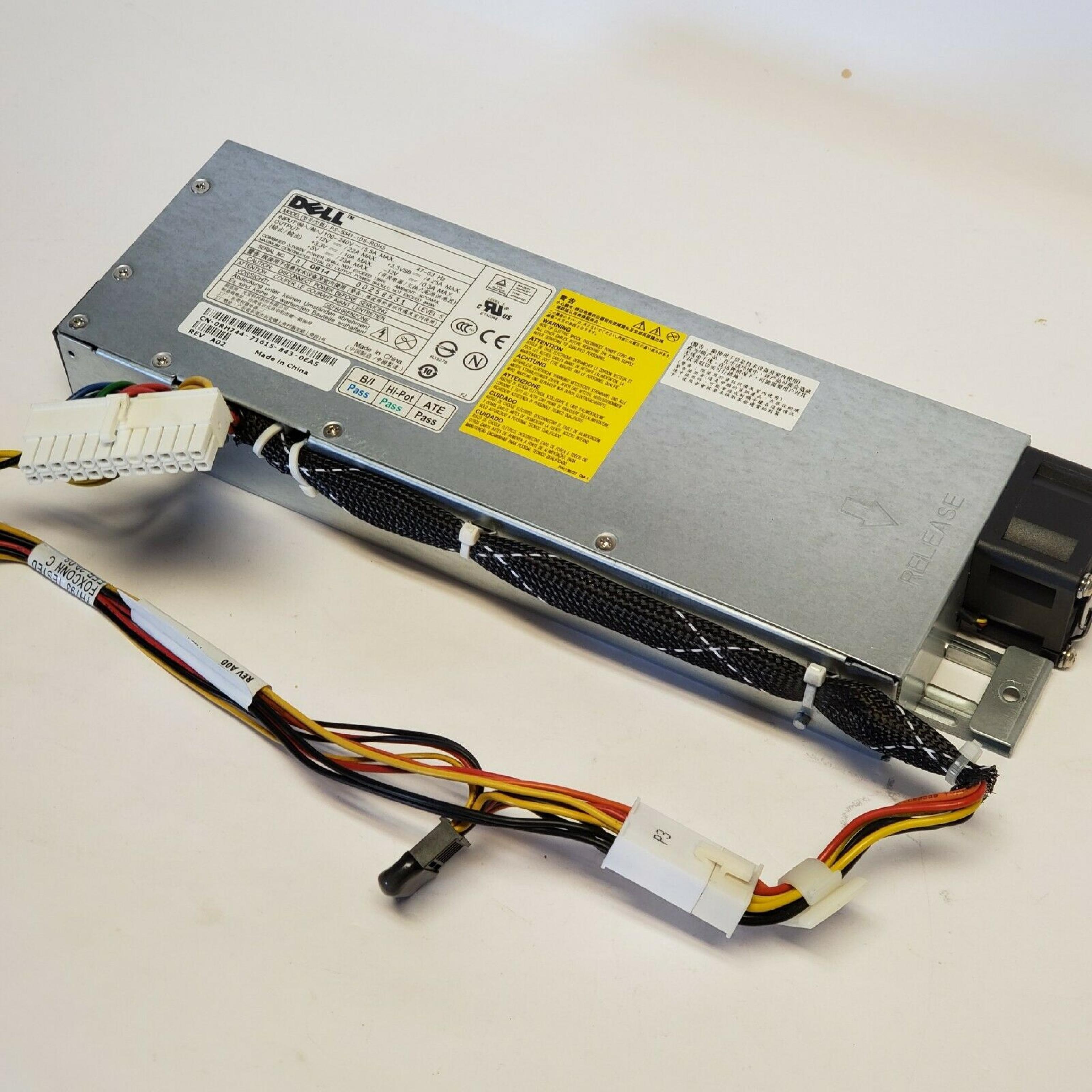 DELL 0RH744 POWER SUPPLY PULLED FROM PE860