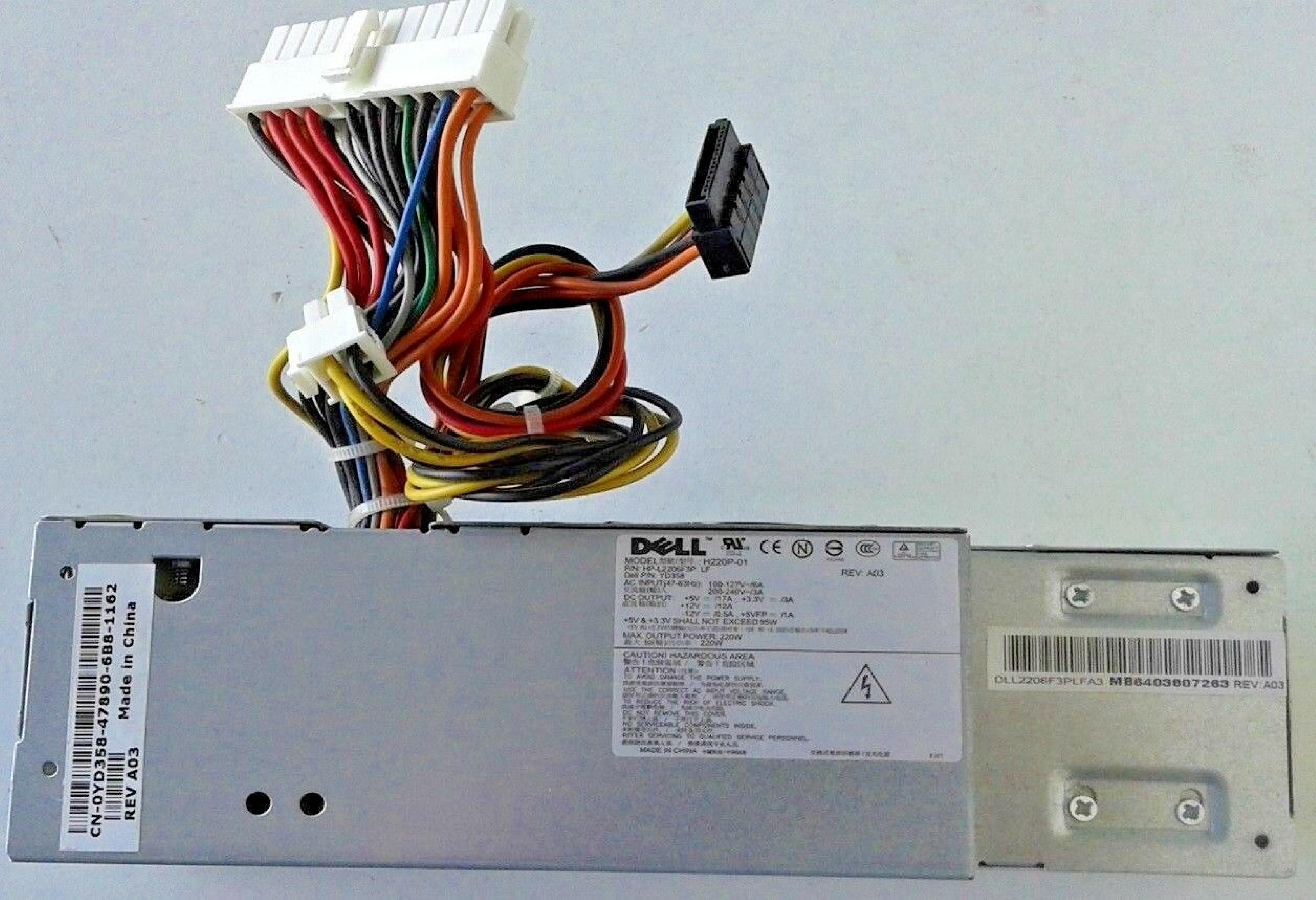 DELL HP-L2206F3P LF 220W 24-PIN ATX POWER SUPPLY