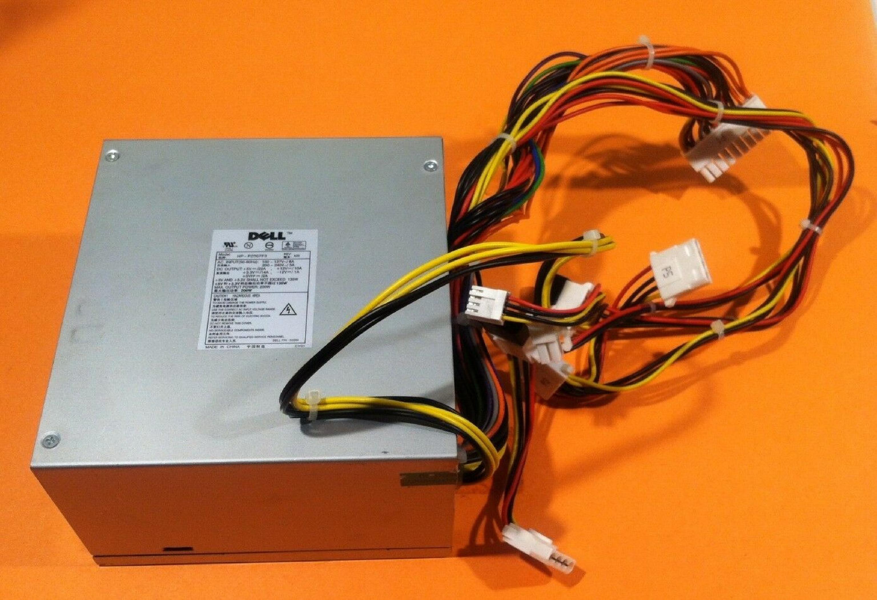 DELL CN-0K0564 20PIN ATX POWER SUPPLY 1 P4 5 MOLEX 1 BERG