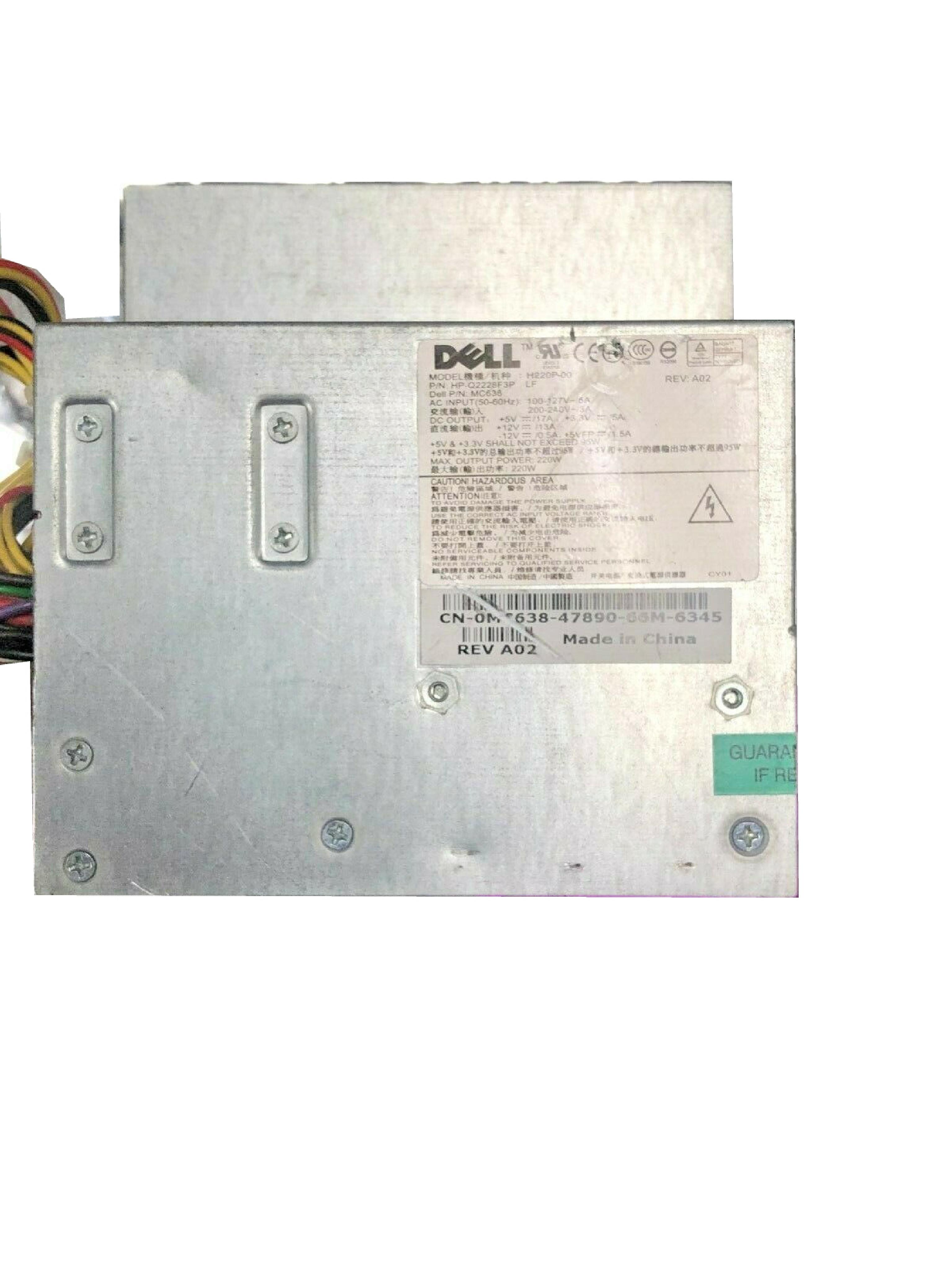 DELL H220P-00 220 WATT POWER SUPPLY