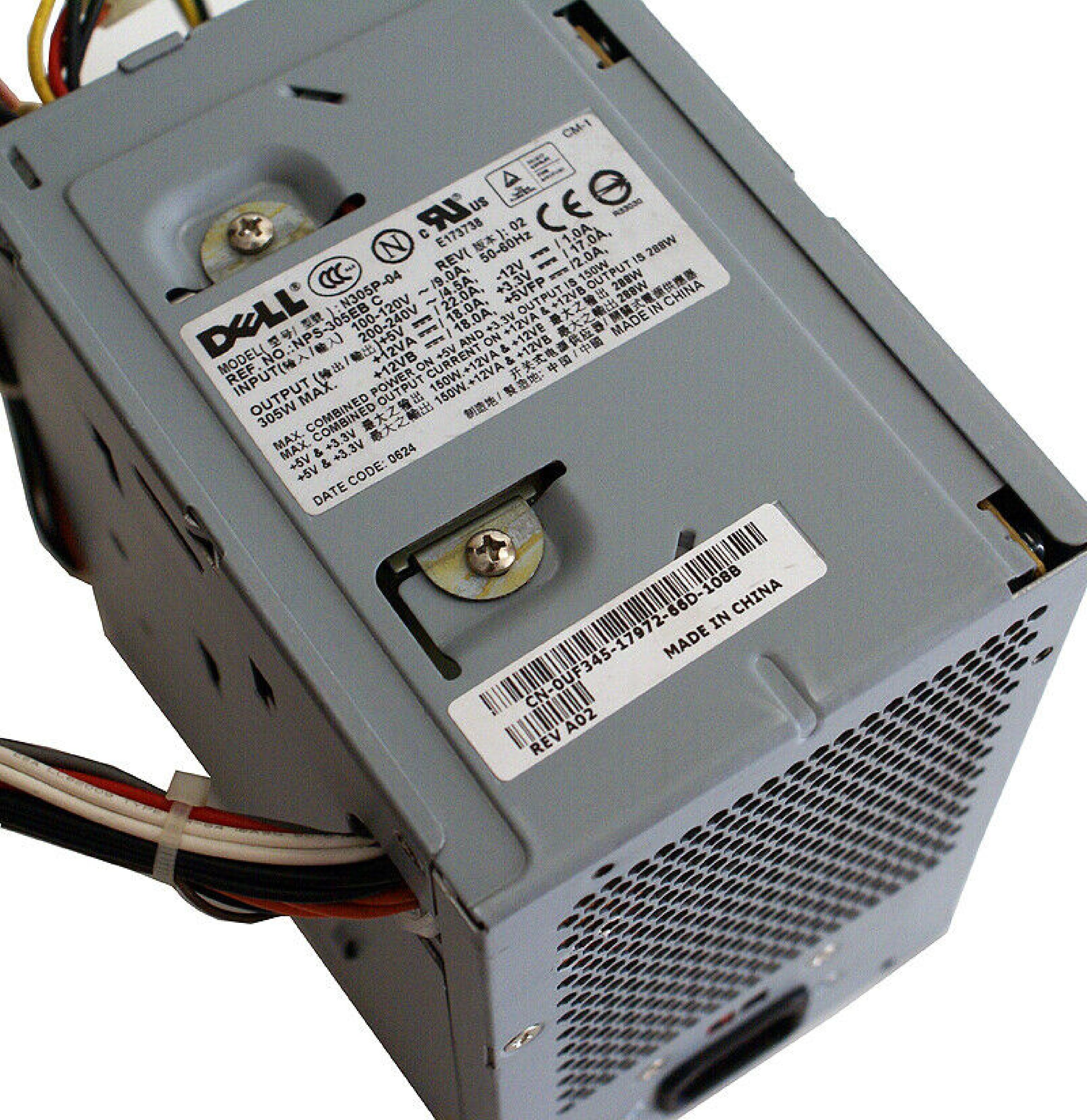 DELL NH493 305 WATT 24 PIN ATX POWER SUPPLY