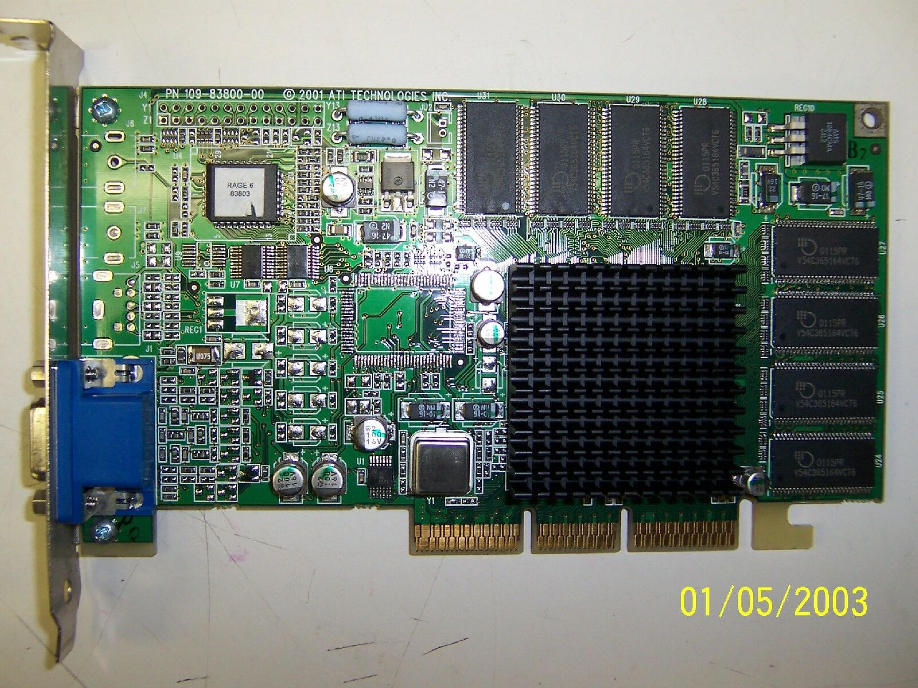 ATI 109-83800-00 VIPER V770 32MB AGP VIDEO CARD