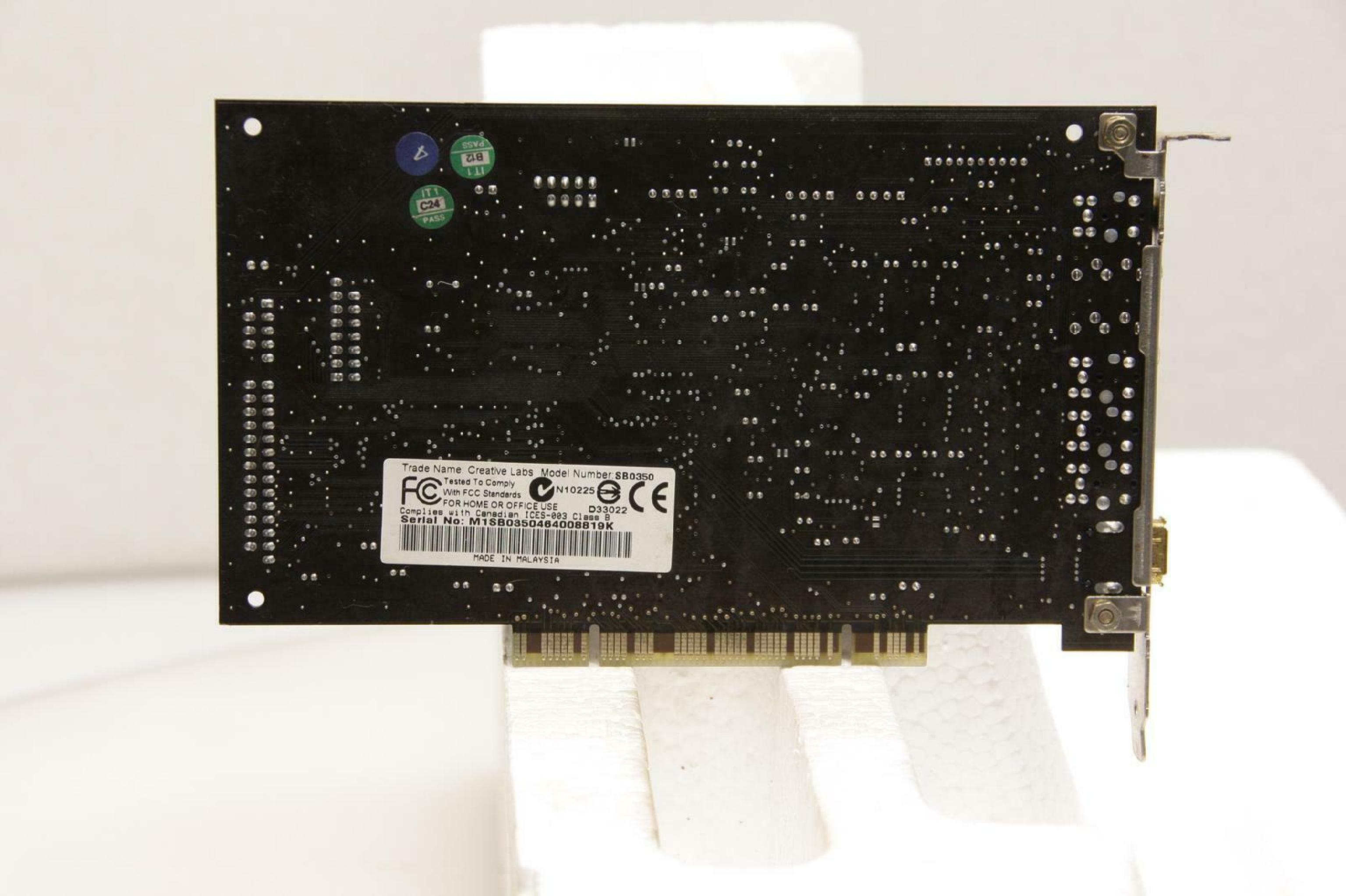 CREATIVE LABS / SOUND BLASTER SB0350 SOUND BLASTER AUDIGY 2 ZS 7.1-CH THX PCI CARD SB0350 AUDIGY2