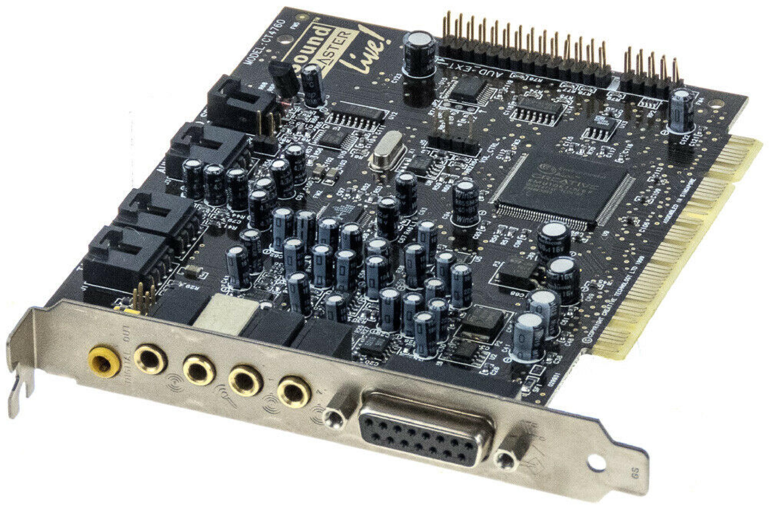 CREATIVE LABS CT4760 SOUND BLASTER LIVE SOUND CARD 5.1 -PCI