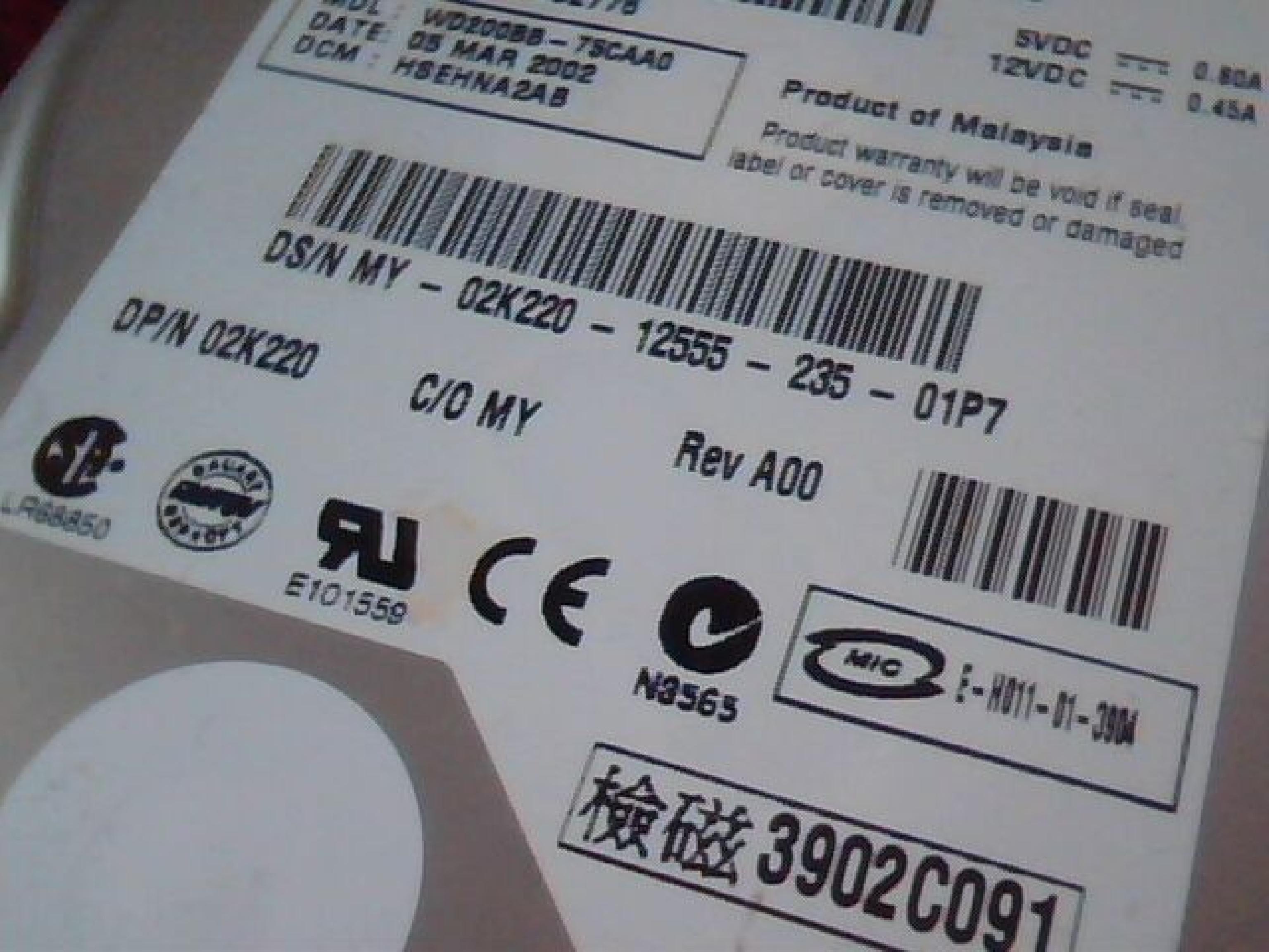 WESTERN DIGITAL / WD 2060-001092-007 PCB BOARD FORWD CAVIAR ENHANCEDIDE HARD DRIVE