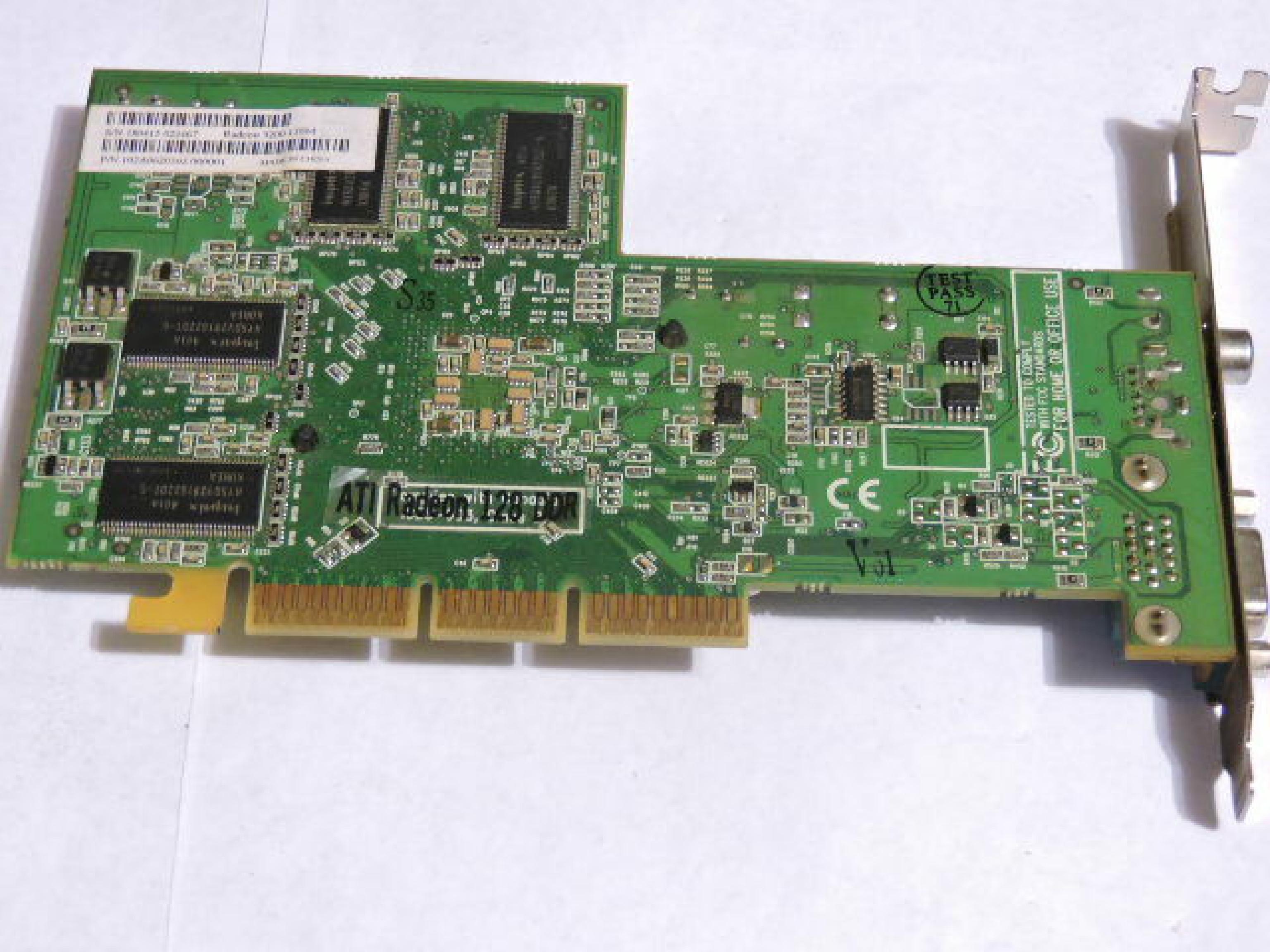 ATI 109-A06200-00 RADEON 9200 128MB AGP VIDEO