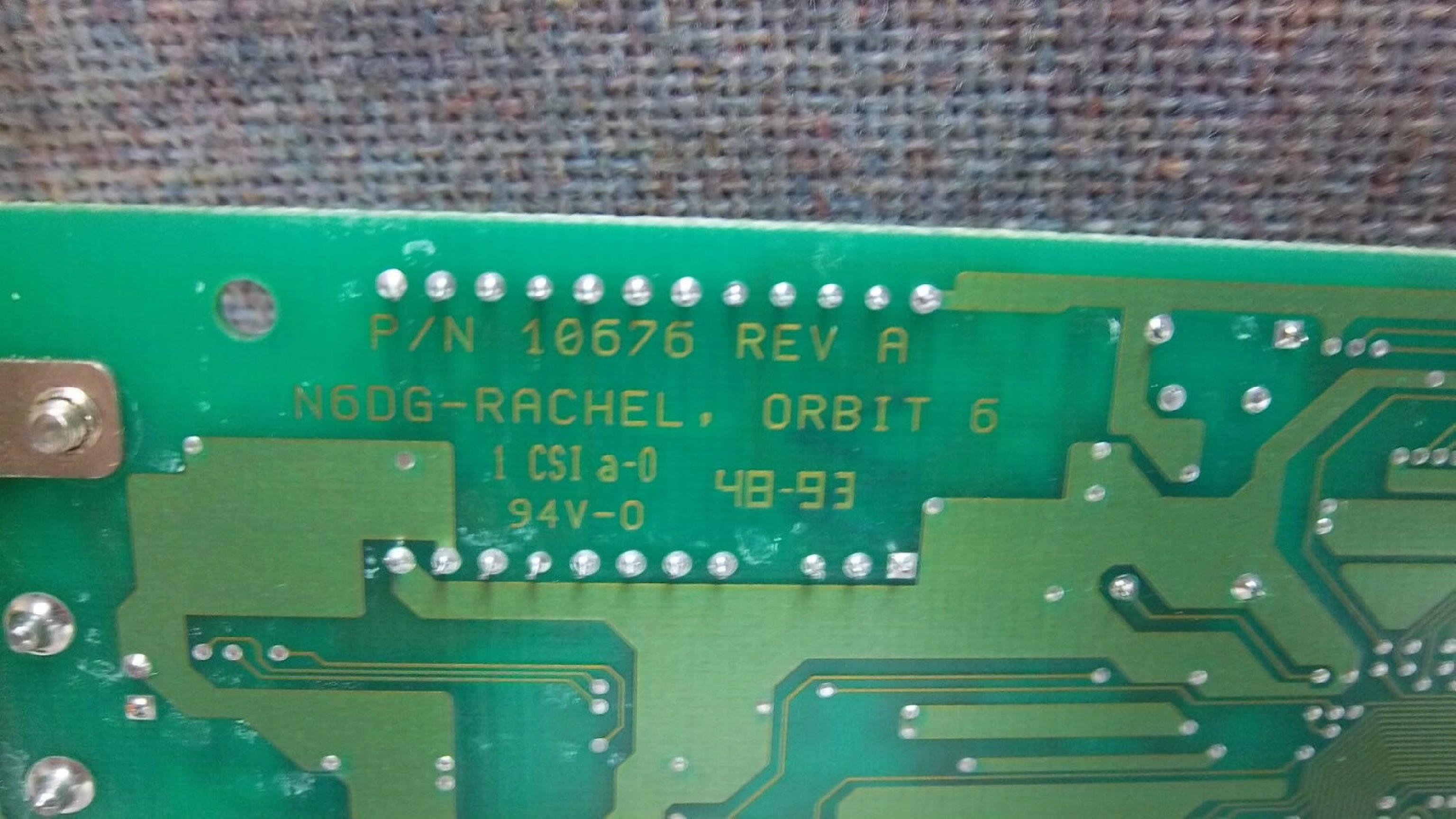 ARTISOFT N6DG-RACHEL AST PREMMIA NETWORK CARD 10657 REV B 11A