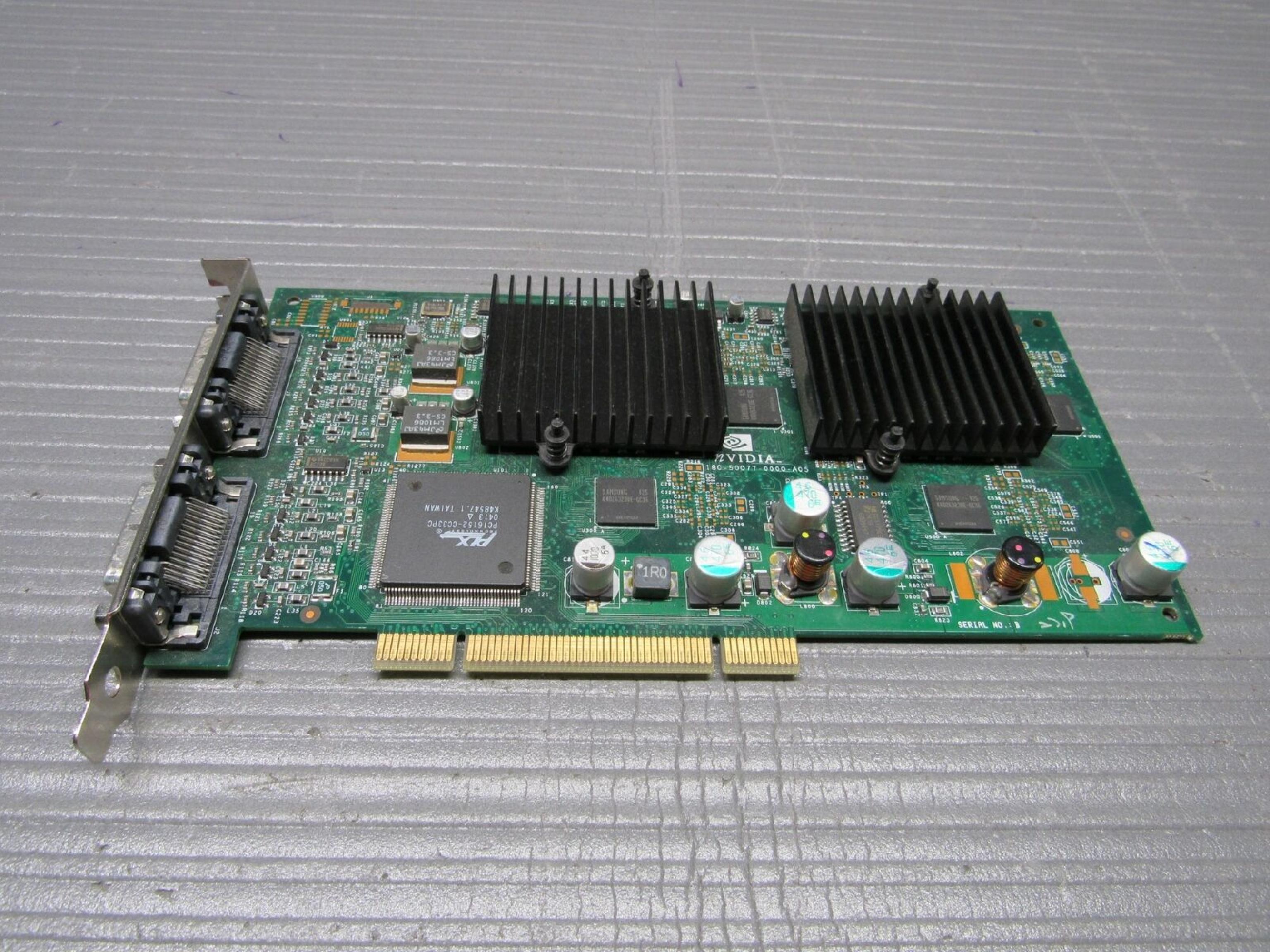 NVIDIA P77 QUADRO4 400 NVS PCI QUAD VGA DDR GRAPHICS ADAPTER