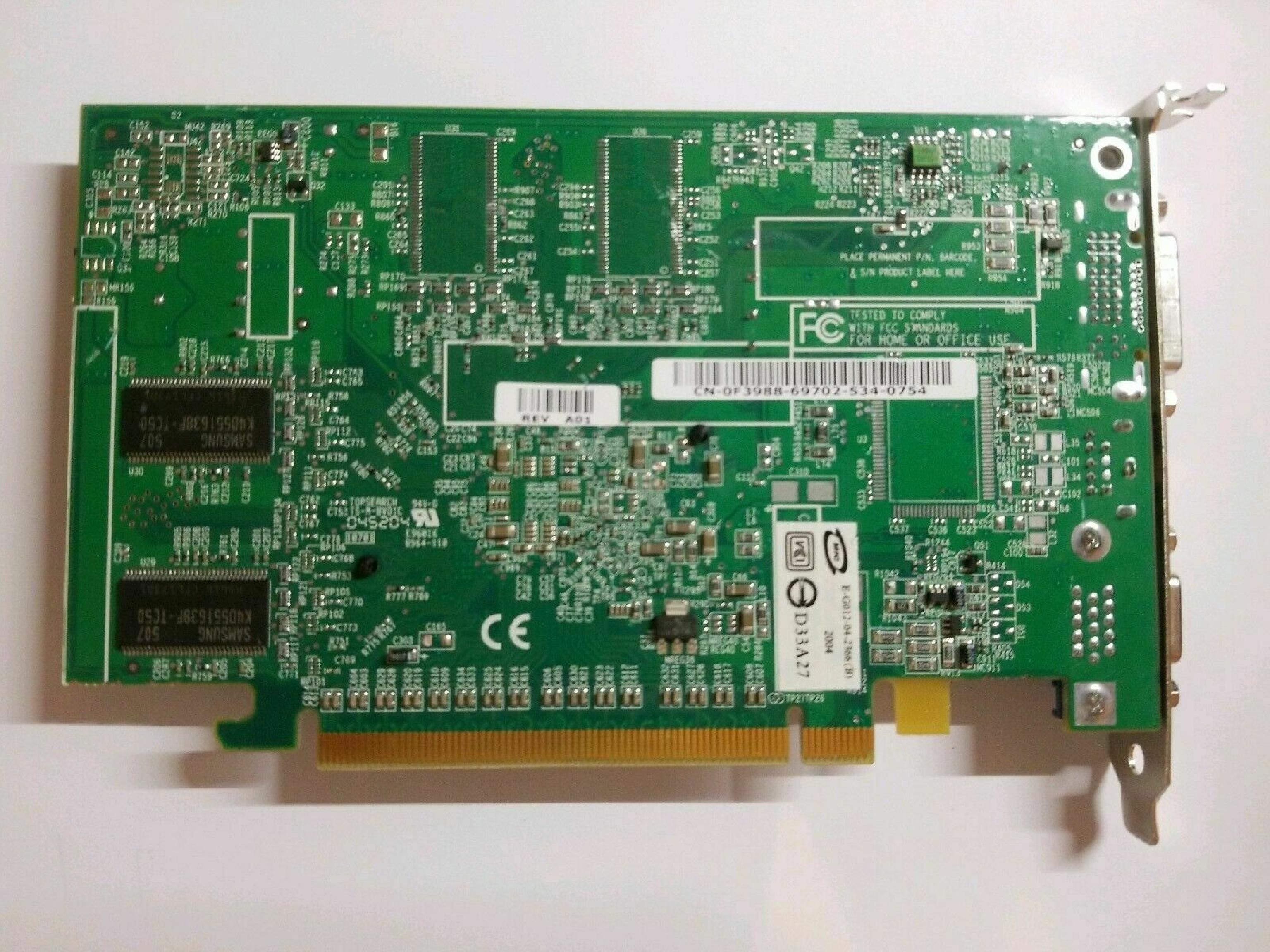 ATI E-G012-04-2366 RADEON X300 SE 128MB PCI-EXPRESSX16 DVI VGA TV-OUT