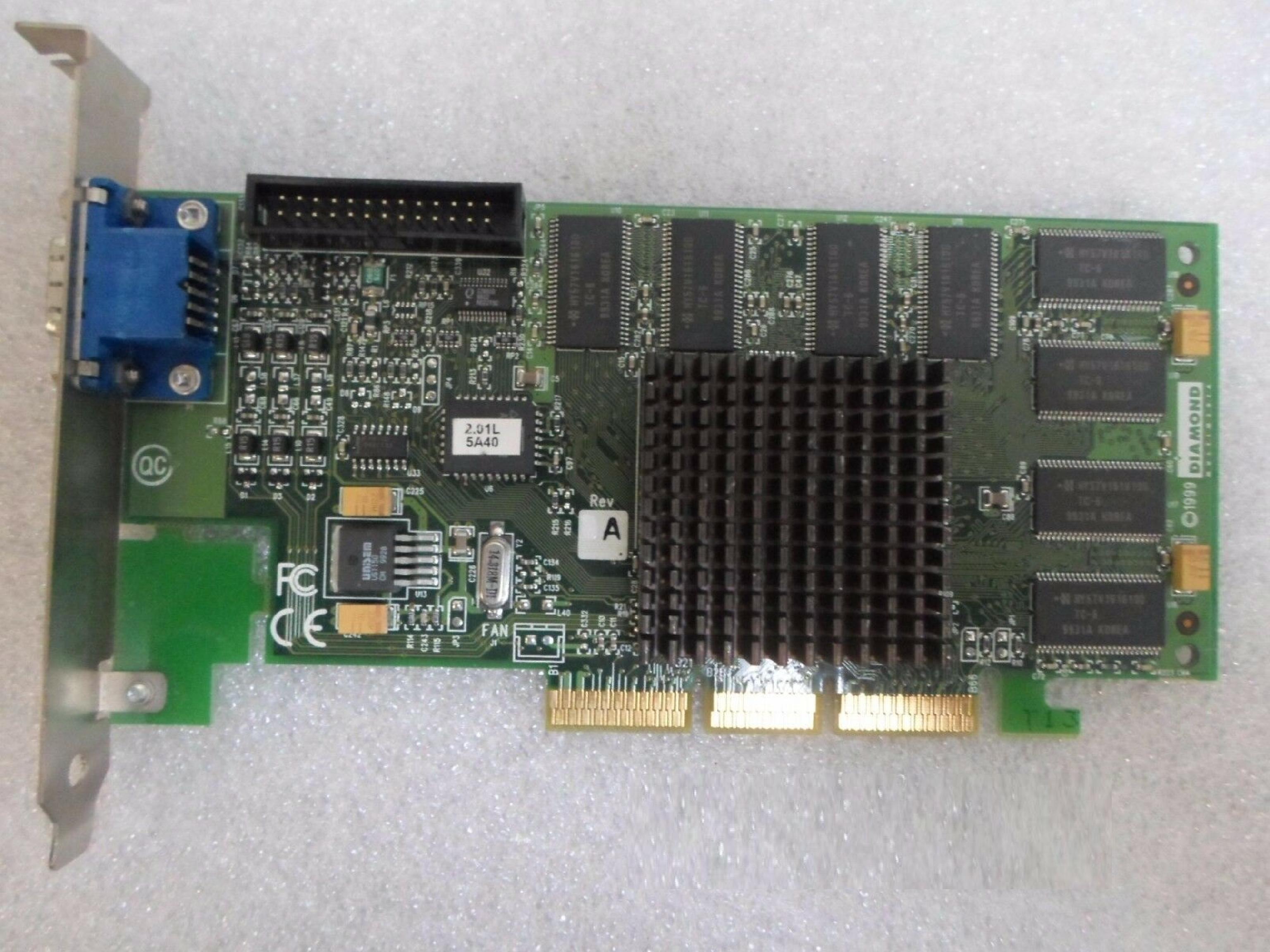 DIAMOND MULTIMEDIA SYSTEMS / DELL 28230377-002 32MB VIPER V770 4X AGP VIDEO CARD WITH VGA OUTPUT