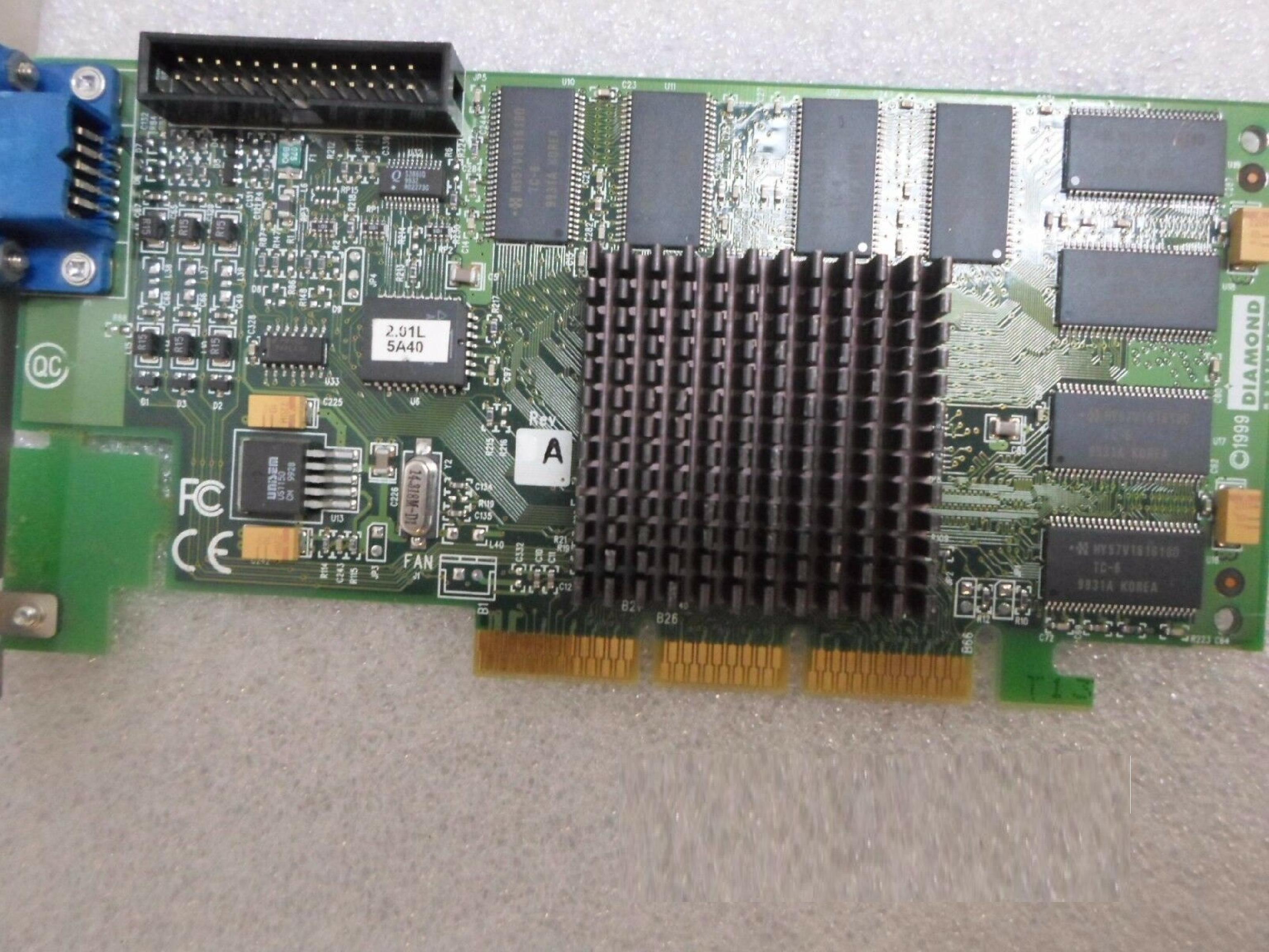 DIAMOND MULTIMEDIA SYSTEMS / DELL 28230377-002 32MB VIPER V770 4X AGP VIDEO CARD WITH VGA OUTPUT