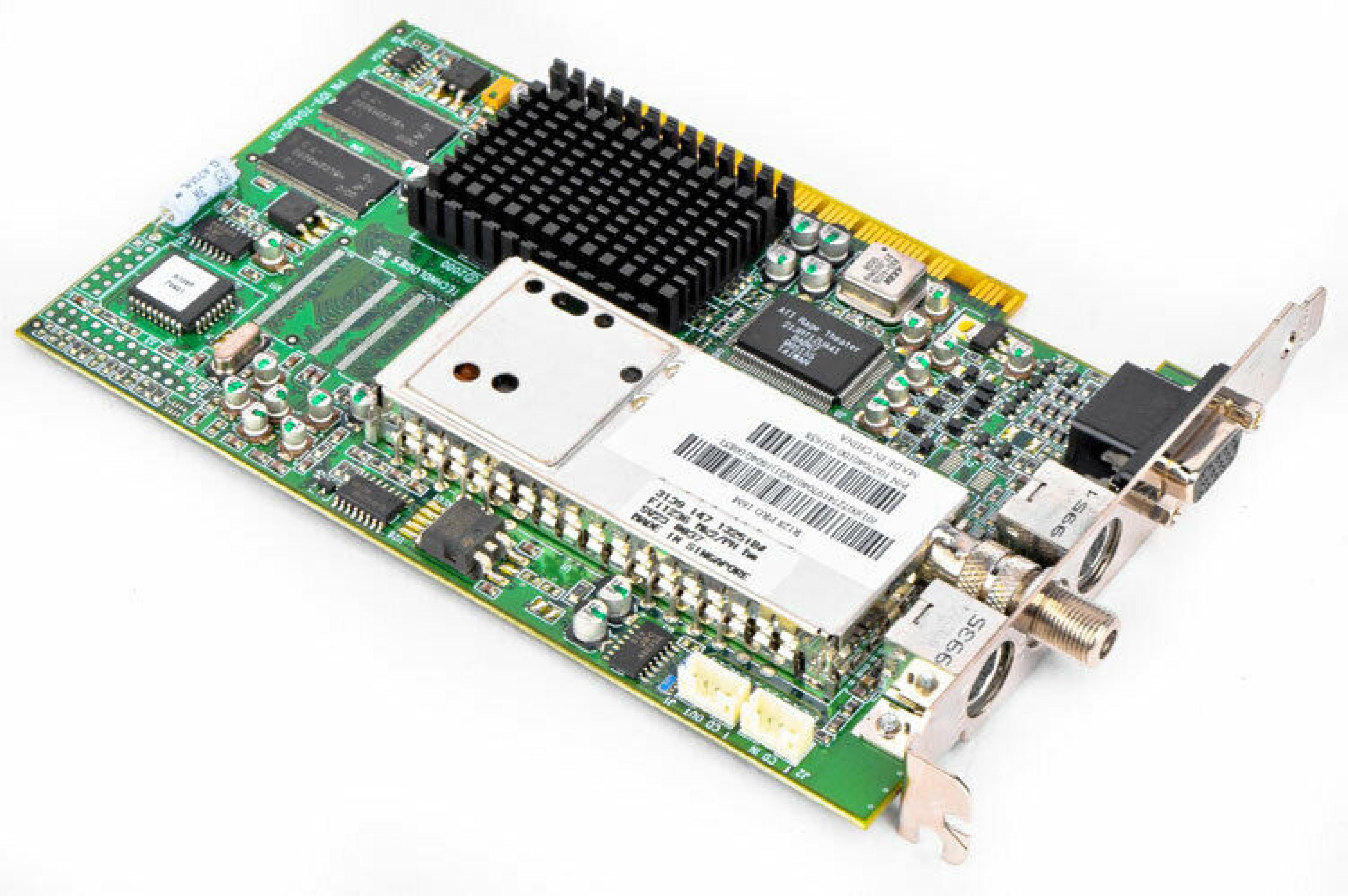 ATI 1027040100 RAGE 128 PRO PCI VIDEO CARD VGA TV TUNER
