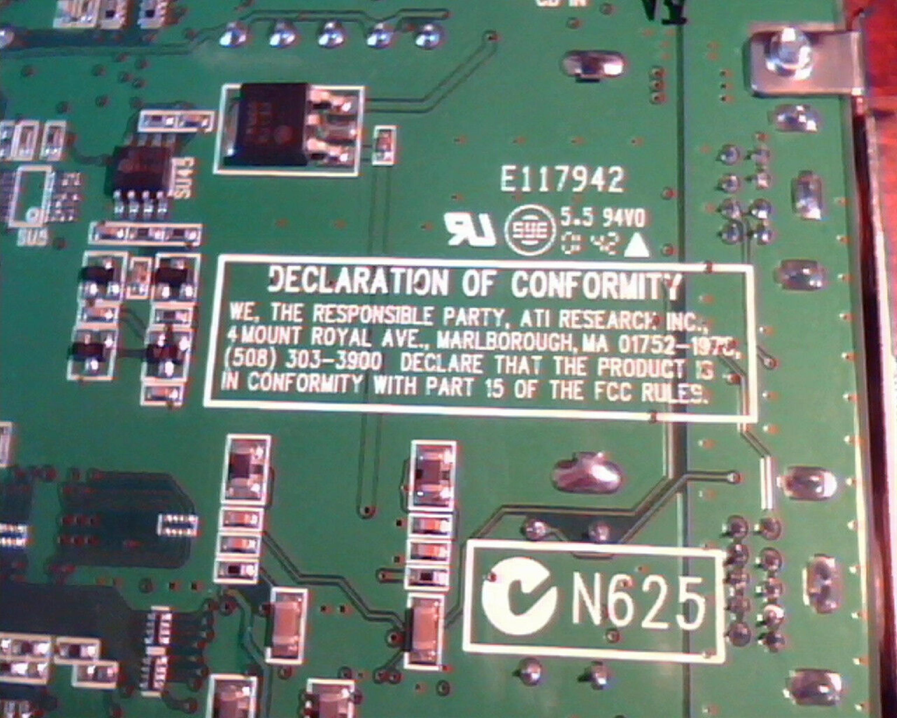 ATI F11236 MK2/PH PCI VGA TV TUNER