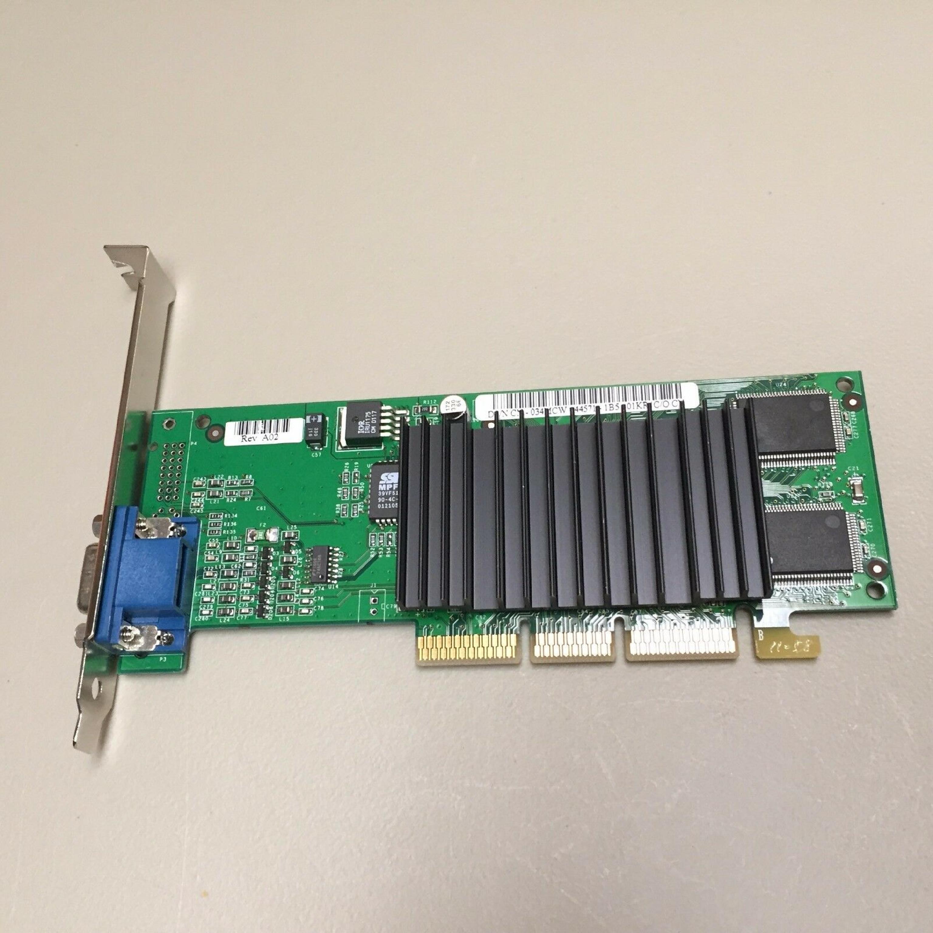 DELL 034MCW 16MB AGP VIDEO CARD WITH VGA OUTPUT