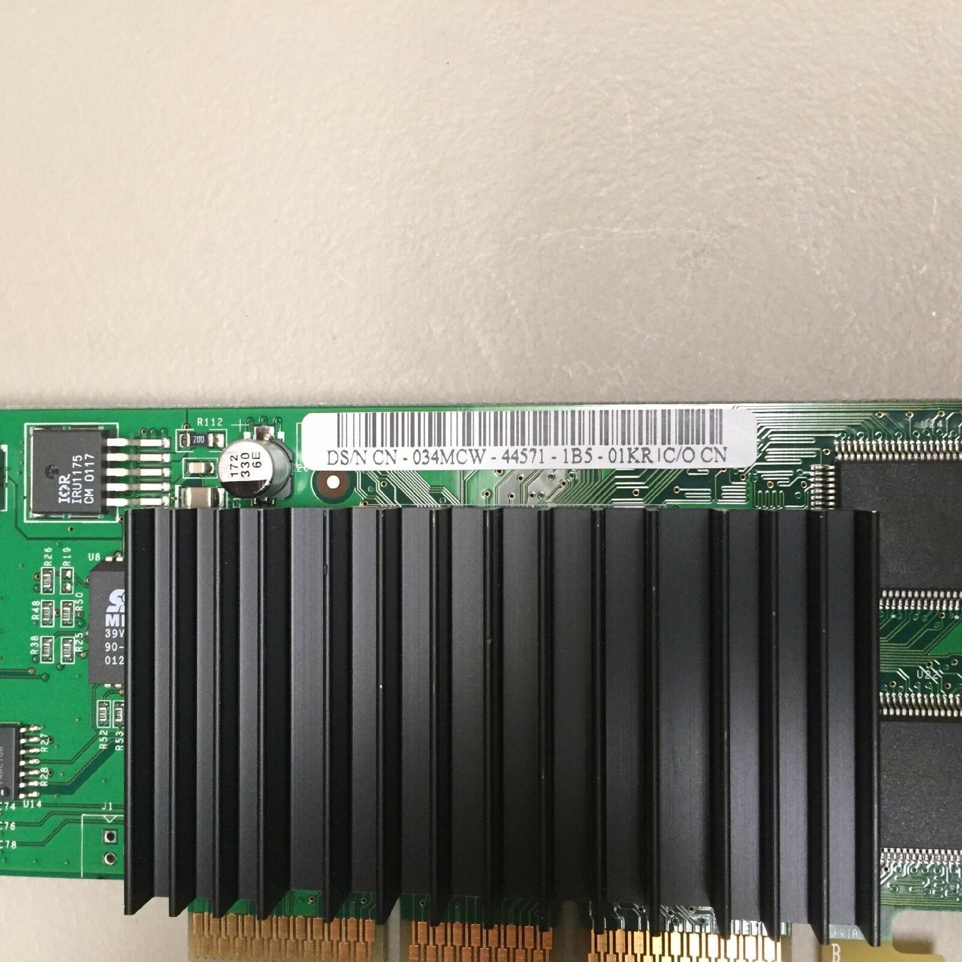 DELL 034MCW 16MB AGP VIDEO CARD WITH VGA OUTPUT