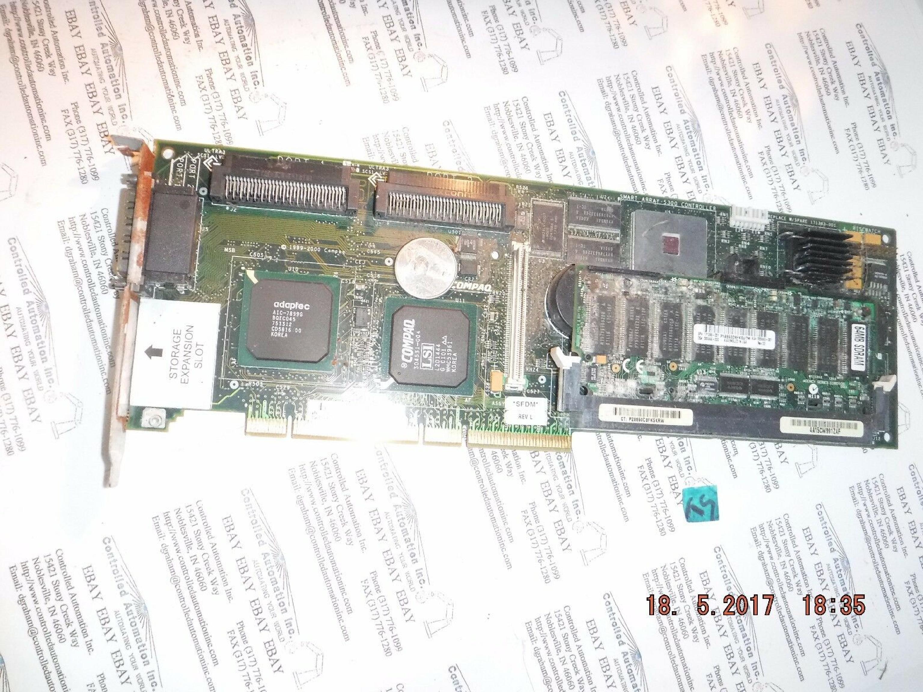 COMPAQ / HEWLETT PACKARD / HP 010497-001 64 BIT PCI SMART ARRAY 5300 CONTROLLER