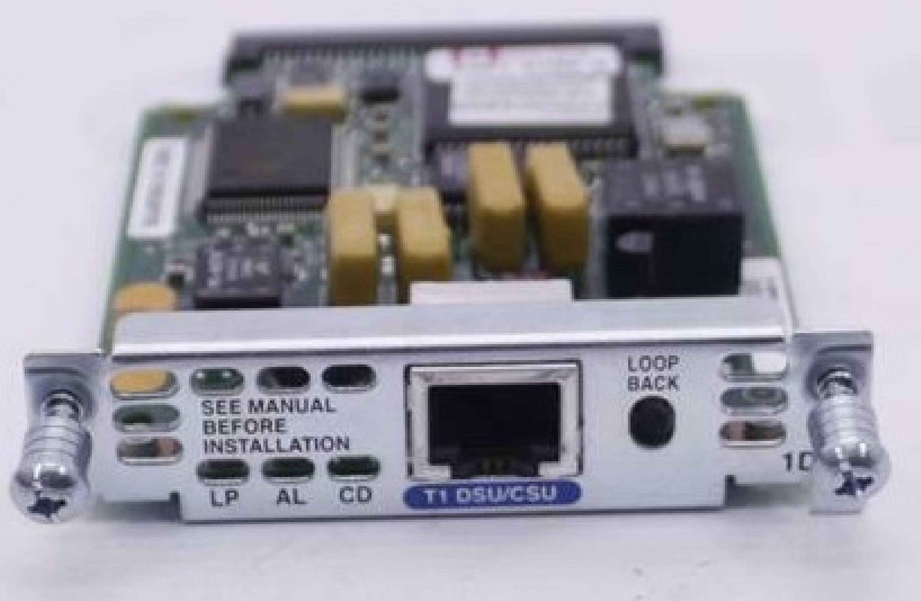 CISCO SYSTEMS 800-03279-0480 WIC 1DSU T1 DSU/CSU CARD