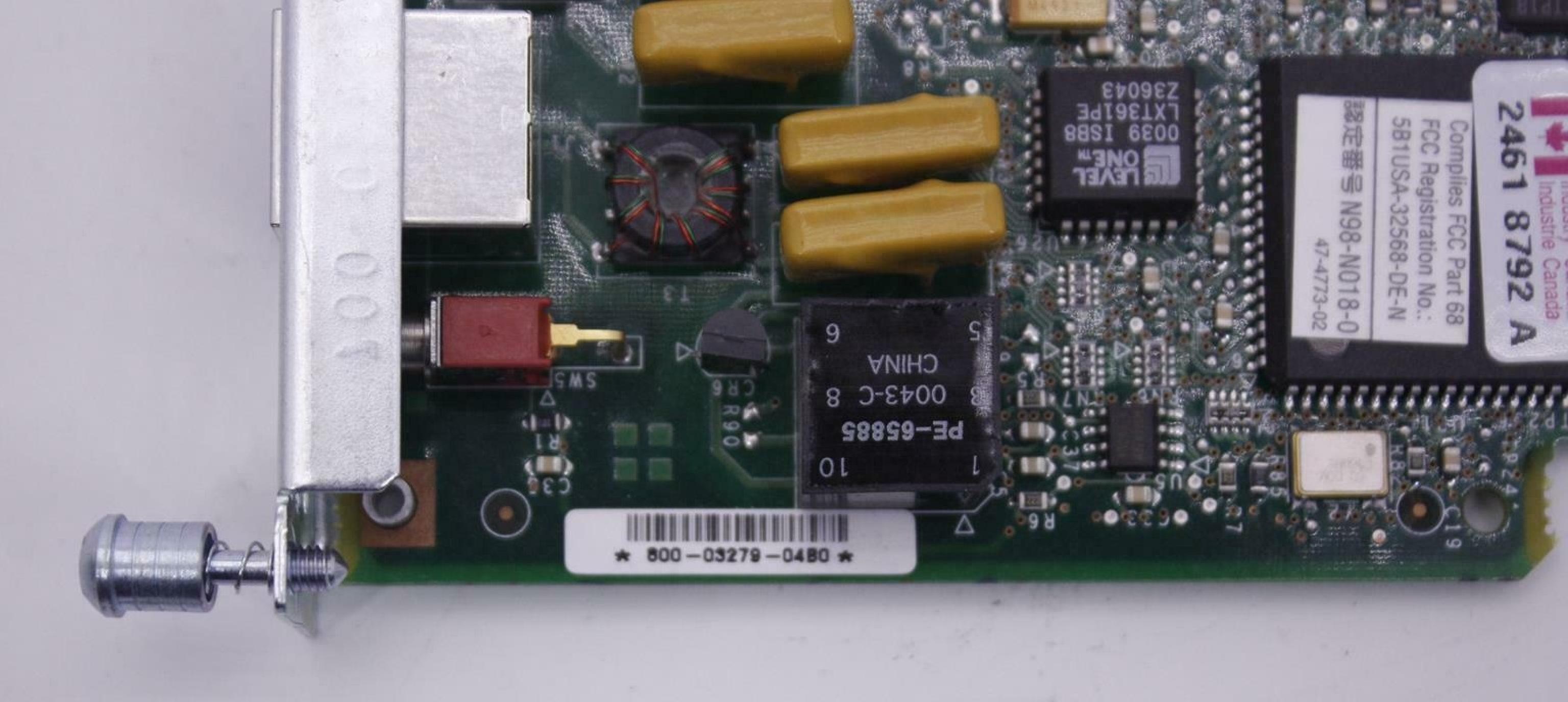 CISCO SYSTEMS 800-03279-0480 WIC 1DSU T1 DSU/CSU CARD