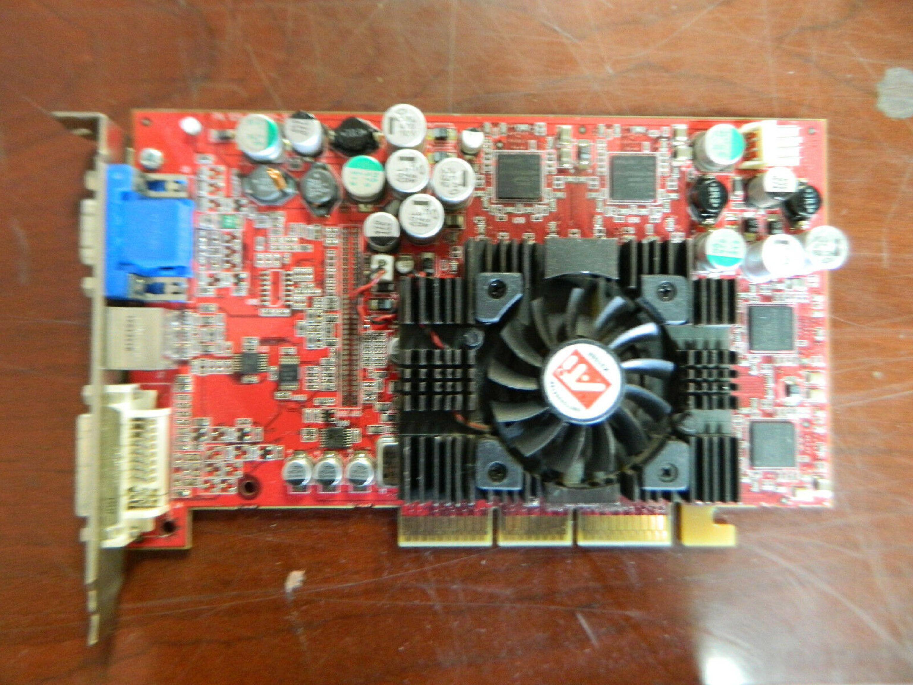 ATI 109-94200-30 128MB AGP VIDEO CARD RADEON 9700 PRO WITH DUAL DVI OUTPUTS