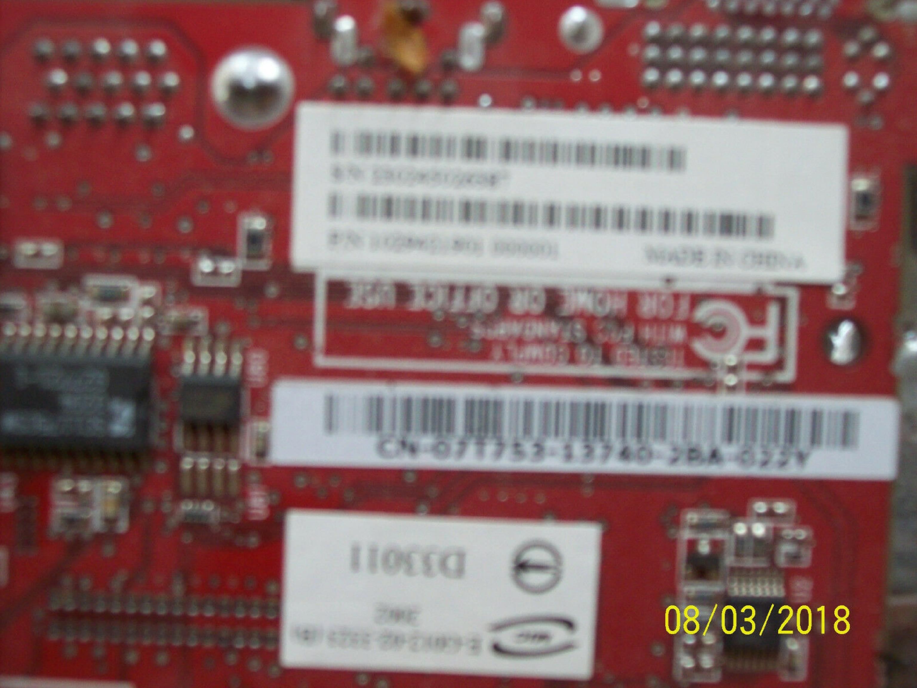ATI 1029420630 RADEON 9700 PRO 128MB AGP AVG S-VIDEO DVI OUTPUTS
