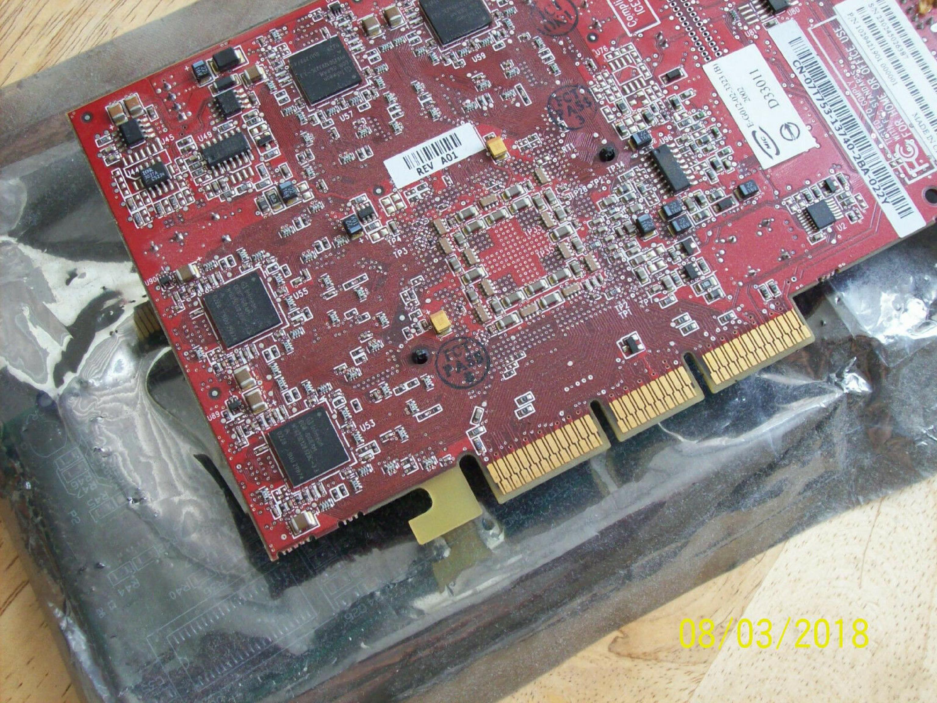 ATI 1029420630 RADEON 9700 PRO 128MB AGP AVG S-VIDEO DVI OUTPUTS
