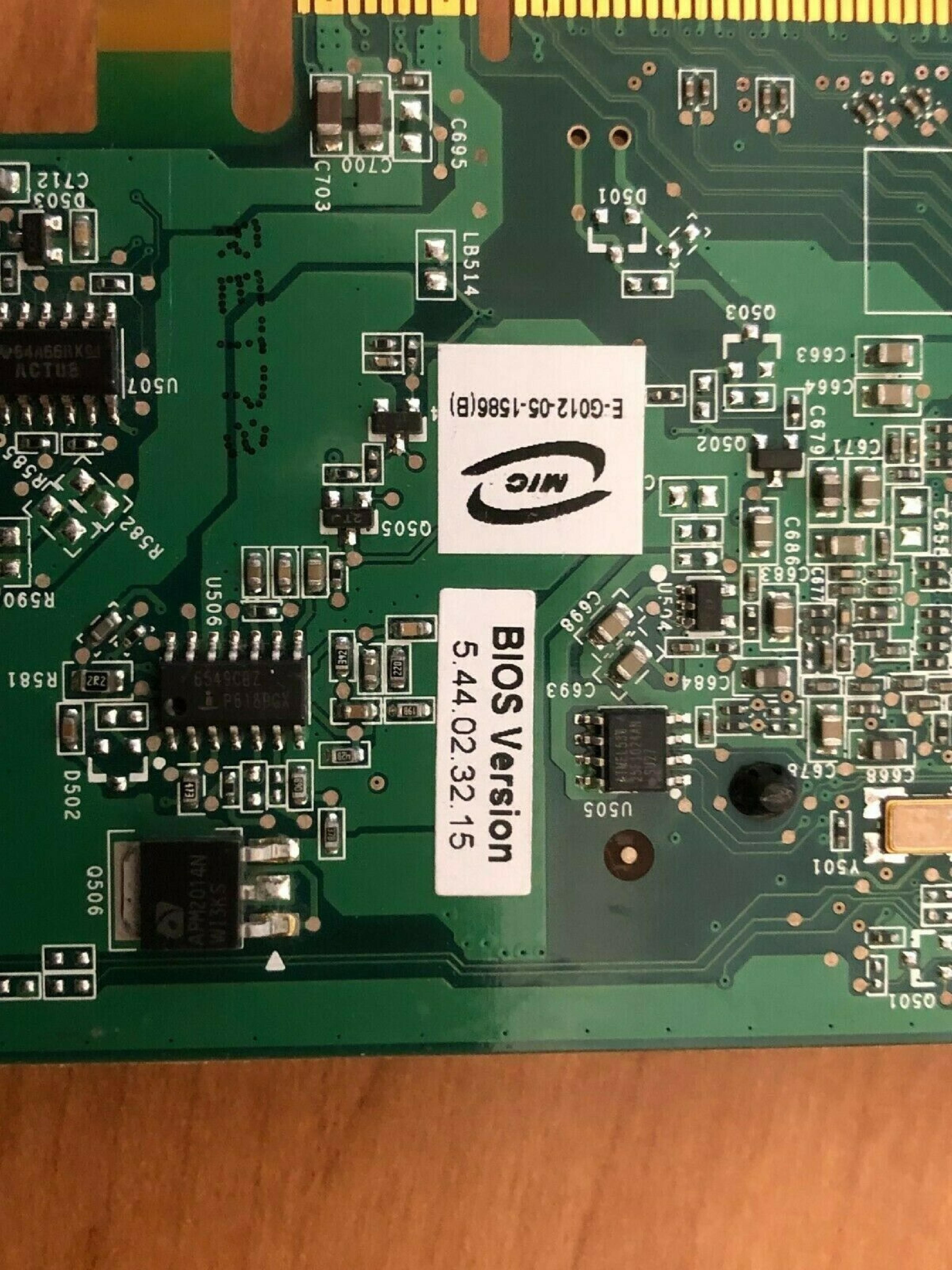 NVIDIA P283 128MB PCI EXPRESS VIDEO CARD DMS59 CONNECTOR