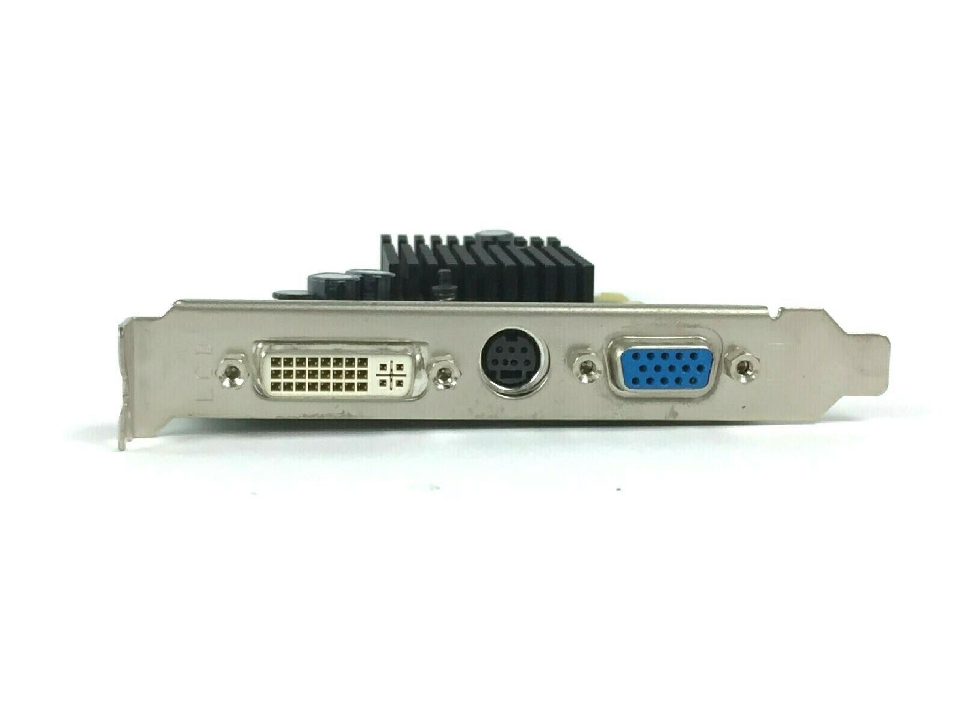 ATI 109-A62801-00 RADEON X300 PCIE X16 128MB VIDEO CARD DVI + VGA + S-VIDEO 10