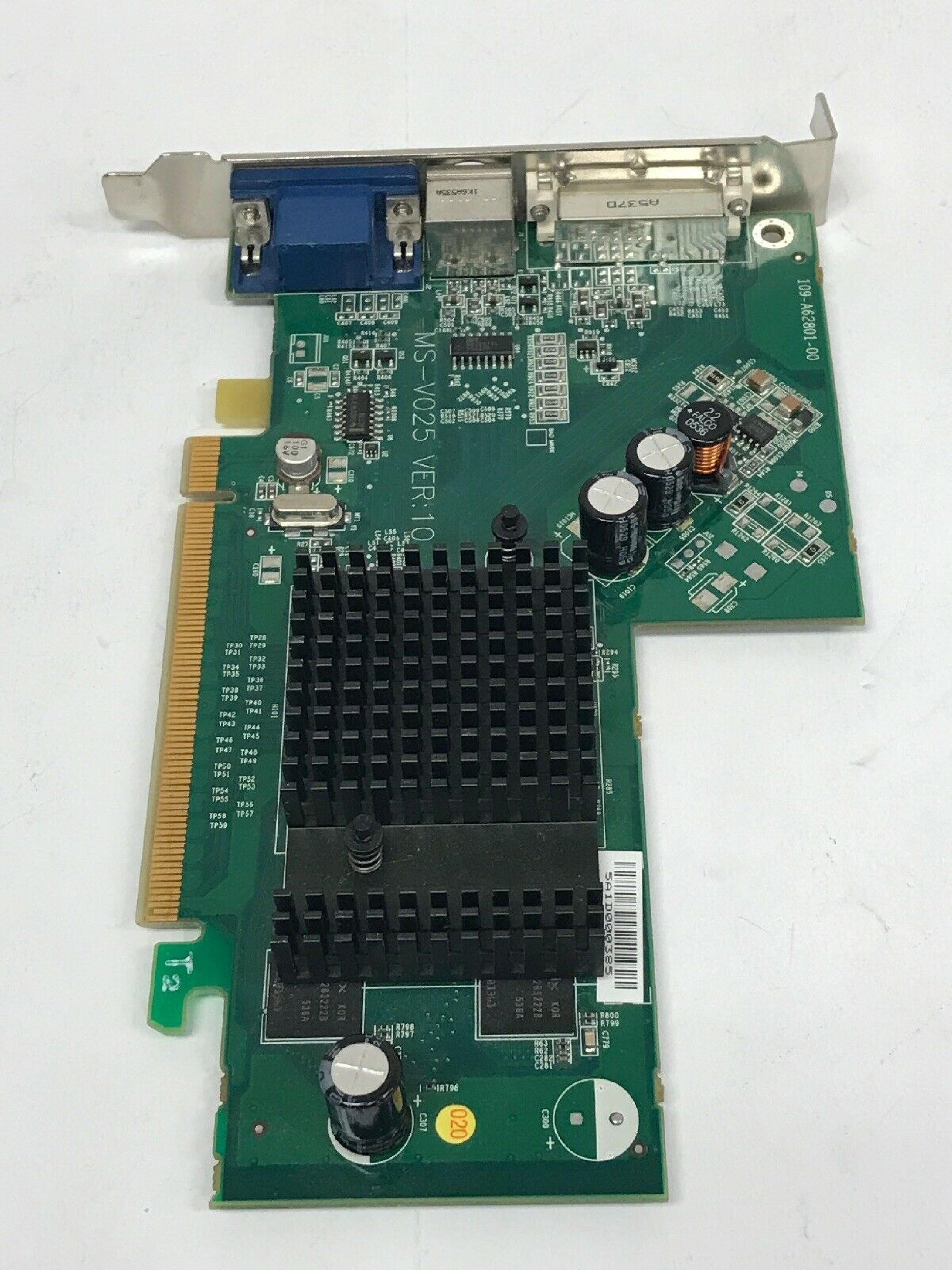 ATI 102A6280100 RADEON X300 PCIE X16 128MB VIDEO CARD DVI + VGA + S-VIDEO 10