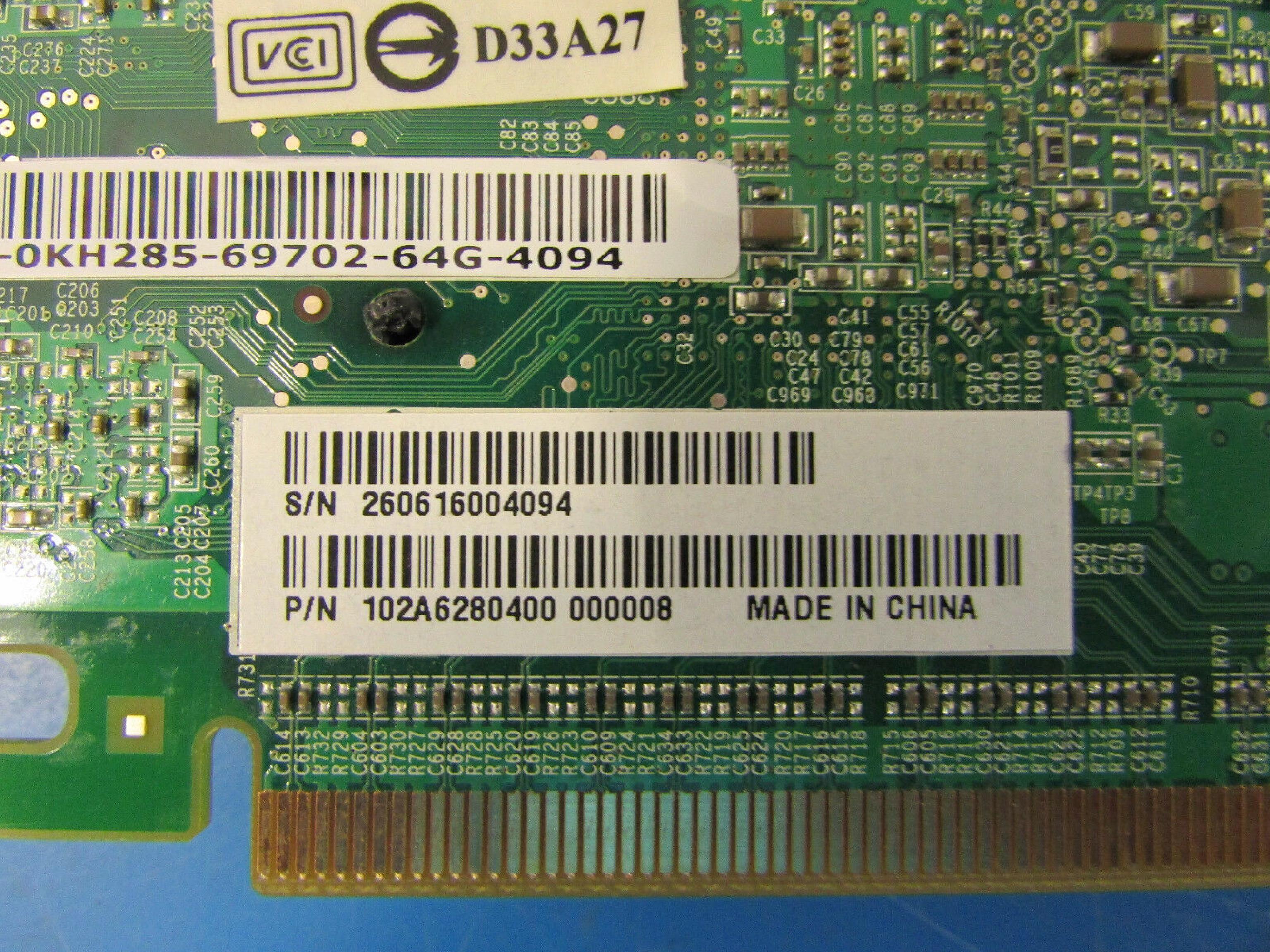 ATI 0Y8365 RADEON X300 PCIE X16 128MB VIDEO CARD DVI + VGA + S-VIDEO 10