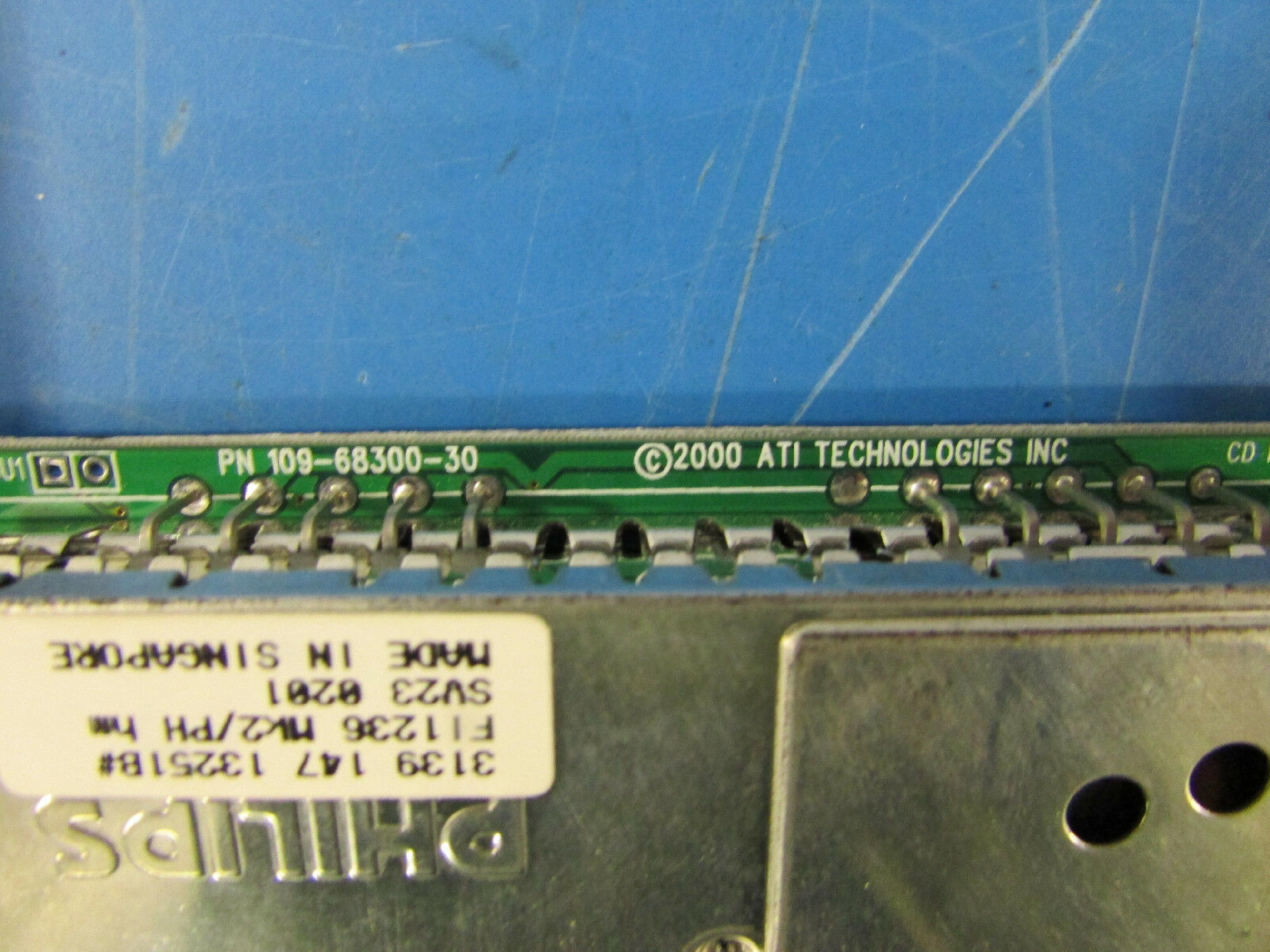 ATI 109-68300-30 PCI TV TUNER CARD WITH COMP IN/OUT AND CATV