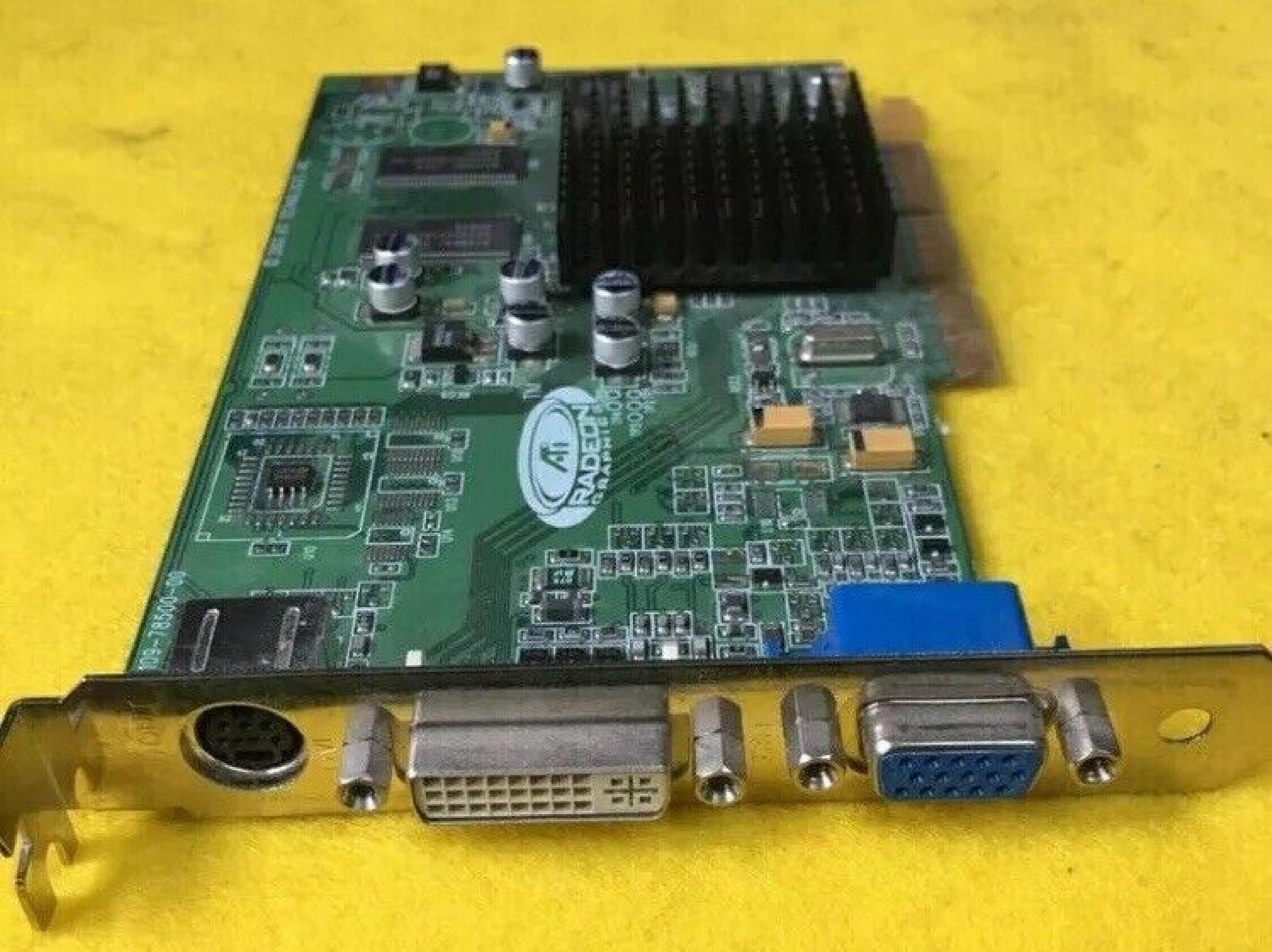 ATI 109-78500-00 RADEON 7000 32M DDR AGP DVI VGA S-VID VIDEO GRAPHICS CARD