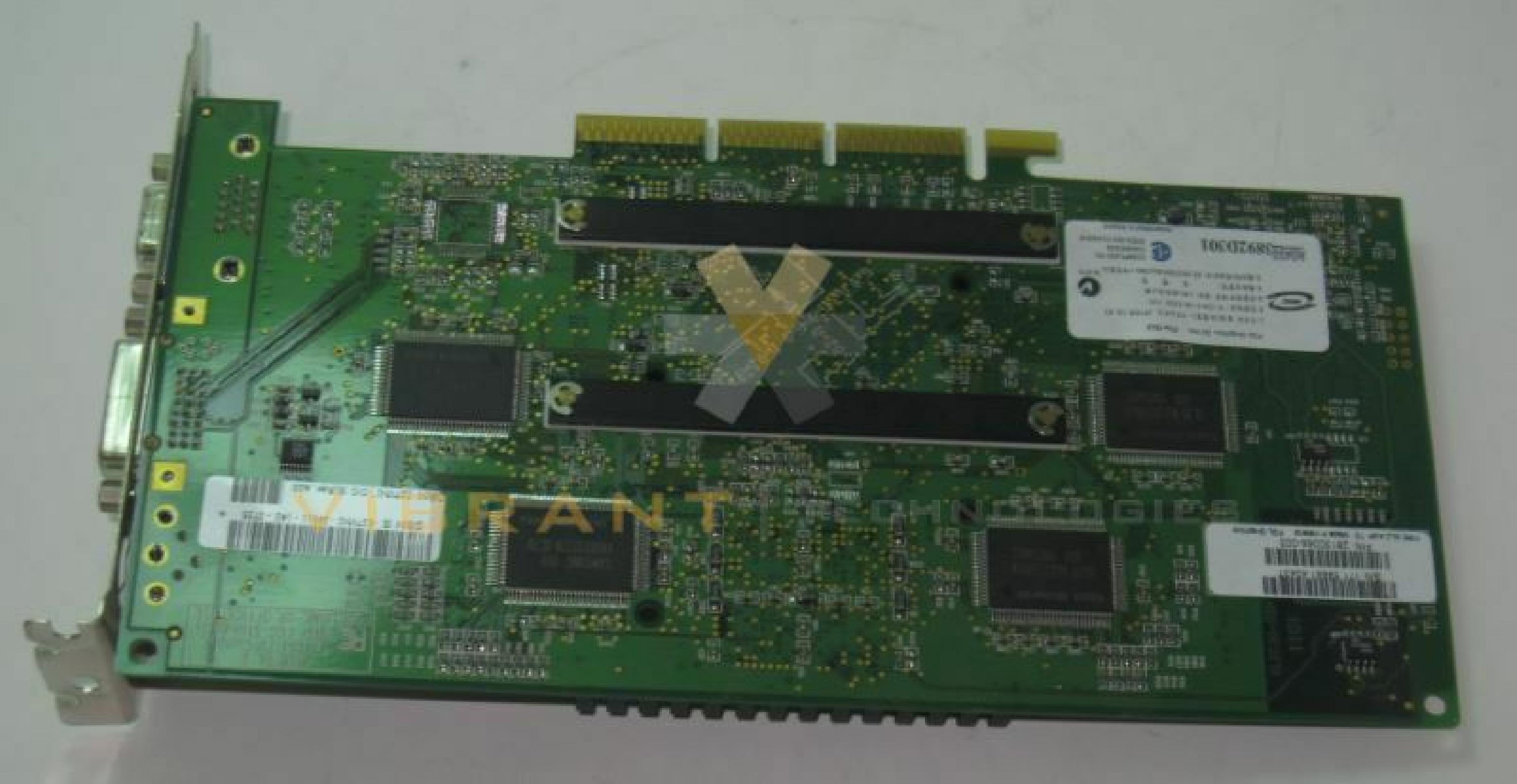 ATI 027VNJ FIRE GL2 64MB AGP DVI VGA WORKSTATION CARD