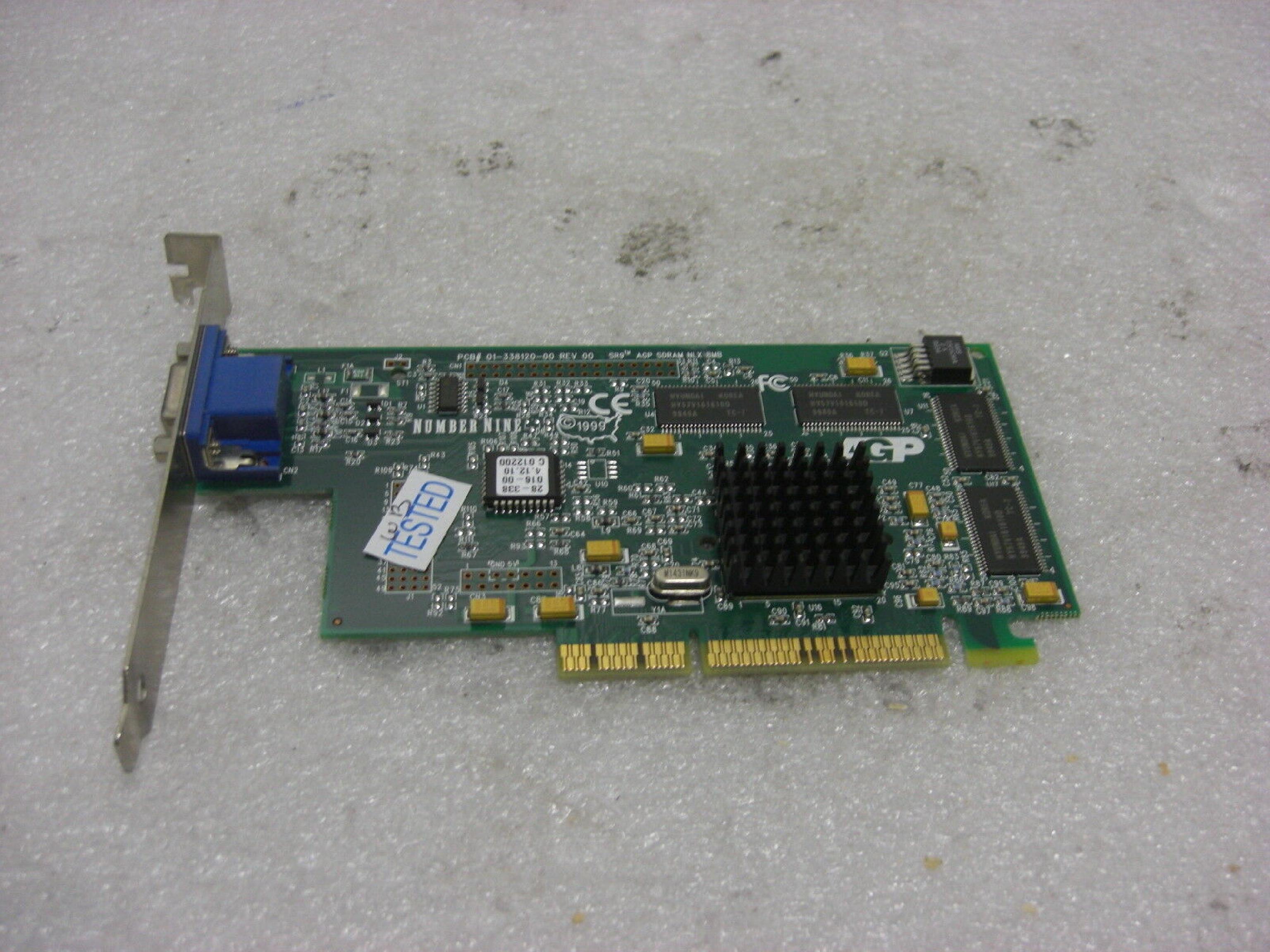 IBM 09N5898 8MB 2X AGP VIDEO CARD NUMBER NINE