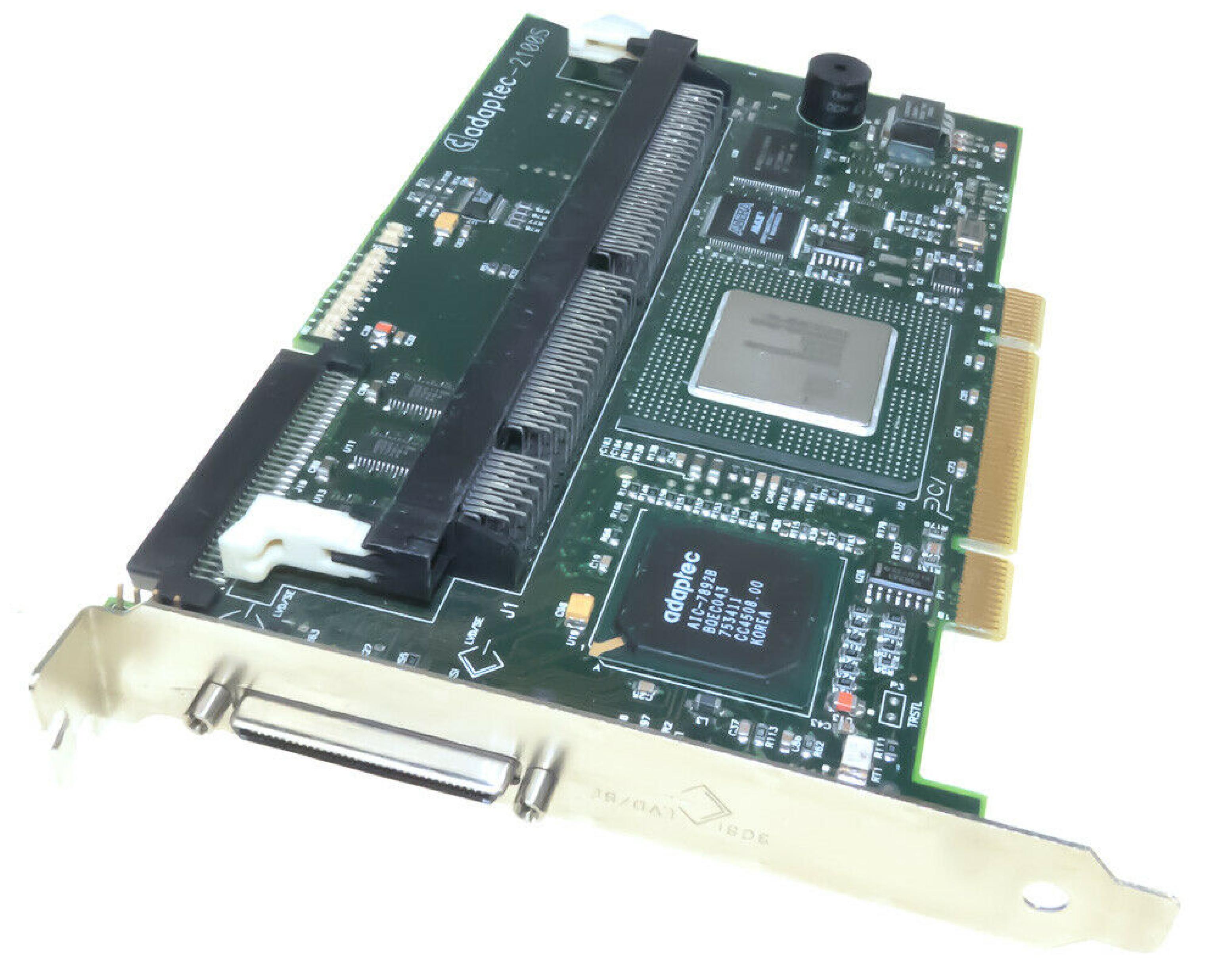 ADAPTEC 2100S PCI 68-PIN HD-68 32MB ULTRA160 SCSI RAID CONTROLLER W. 32MB SDRAM