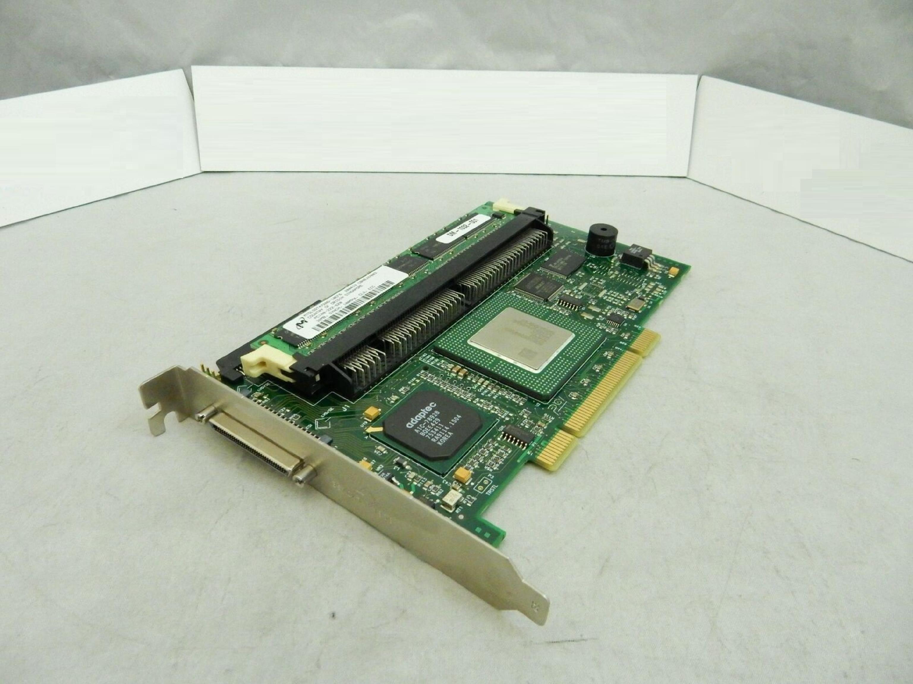 ADAPTEC 2100S PCI 68-PIN HD-68 32MB ULTRA160 SCSI RAID CONTROLLER W. 32MB SDRAM