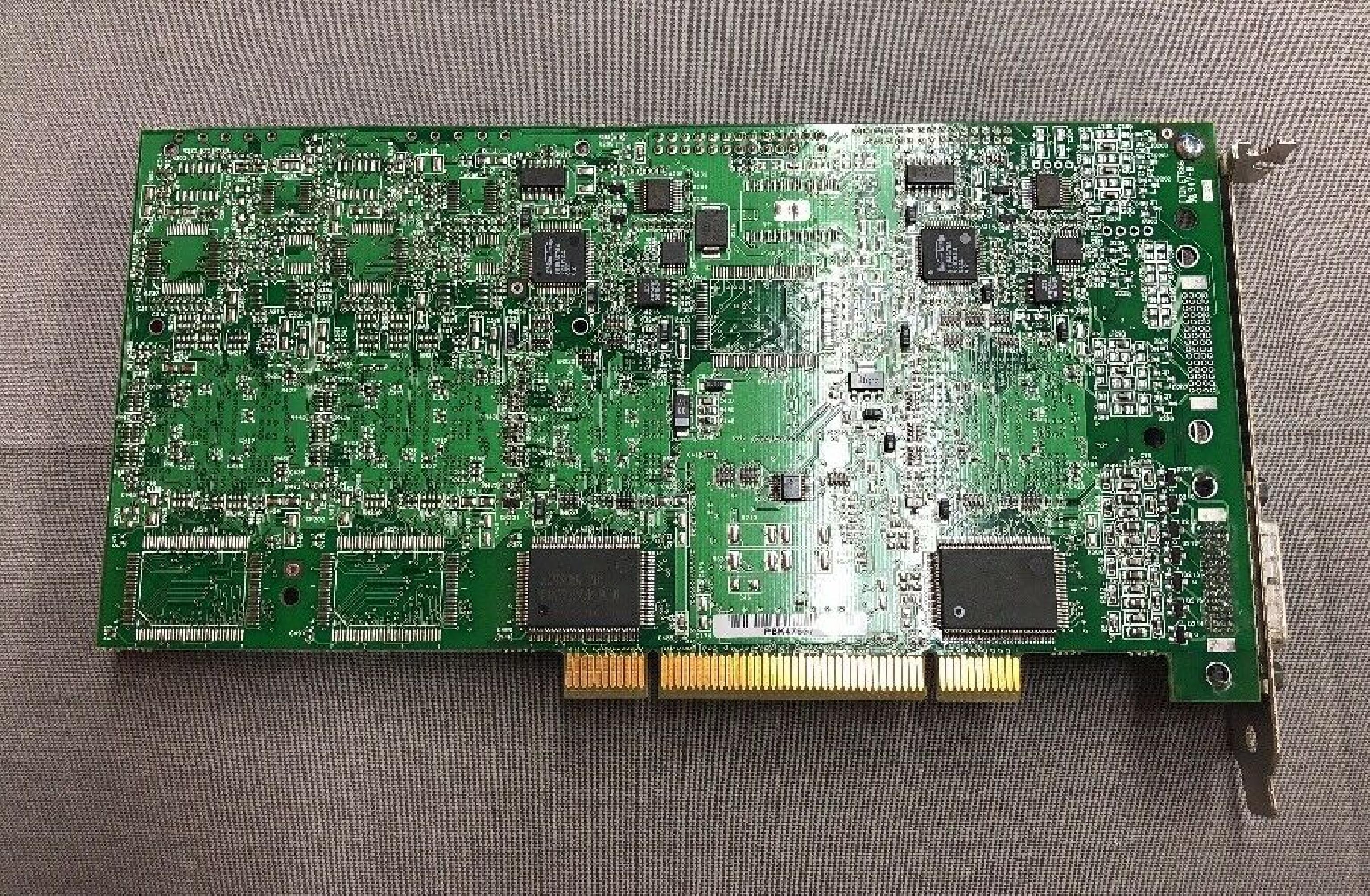 MATROX / COMPAQ / HEWLETT PACKARD / HP 908-07 PCI G200 16MB VIDEO CARD DMS 60 OUT MGI 908-07 WITH 1 MONITOR DUAL HEAD DMS60 QUAD 32MB