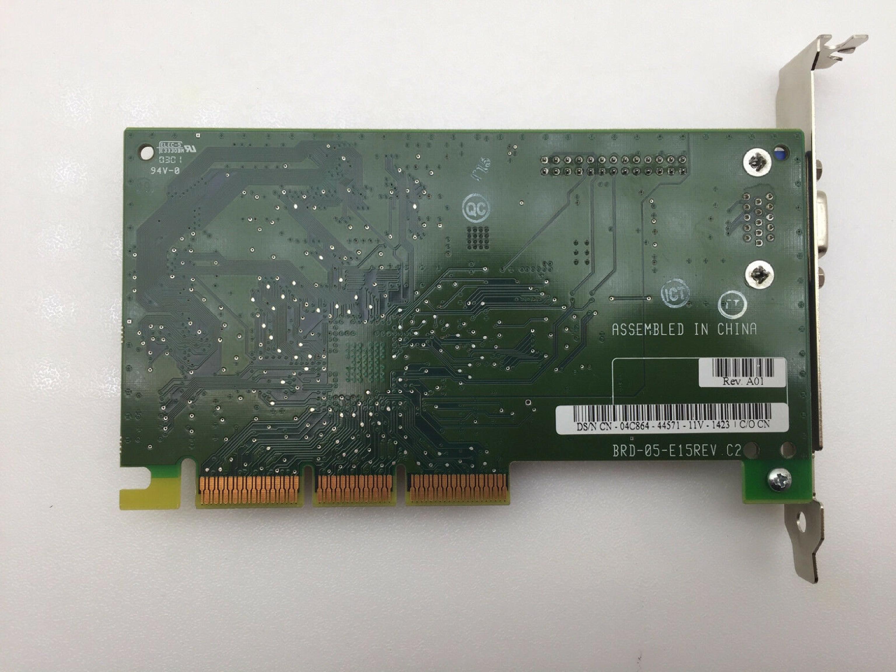 DELL BRD-05-E15 32MB AGP TNT2 VIDEO CARD NVIDIA