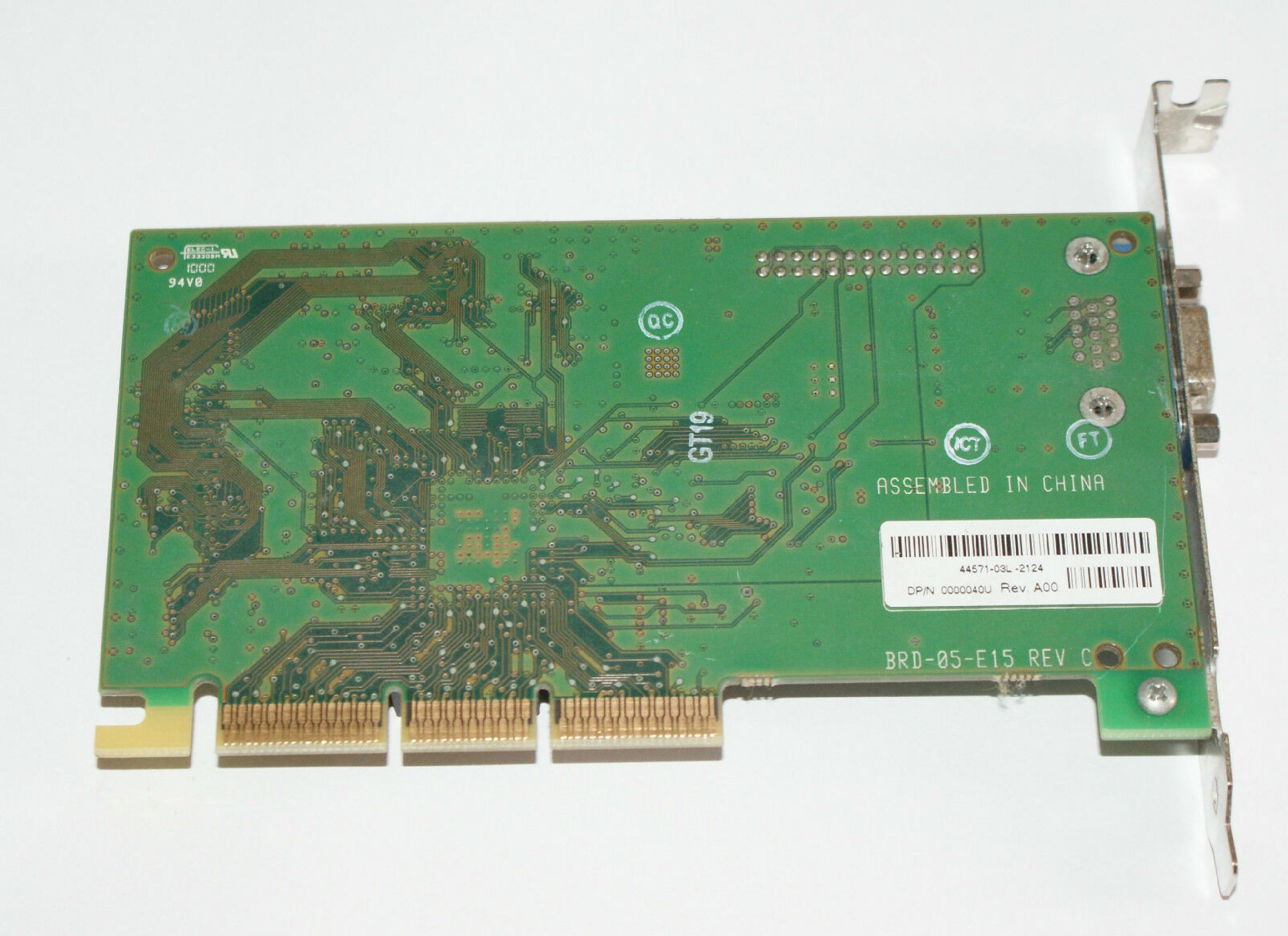 DELL 073RGY 32MB AGP TNT2 VIDEO CARD