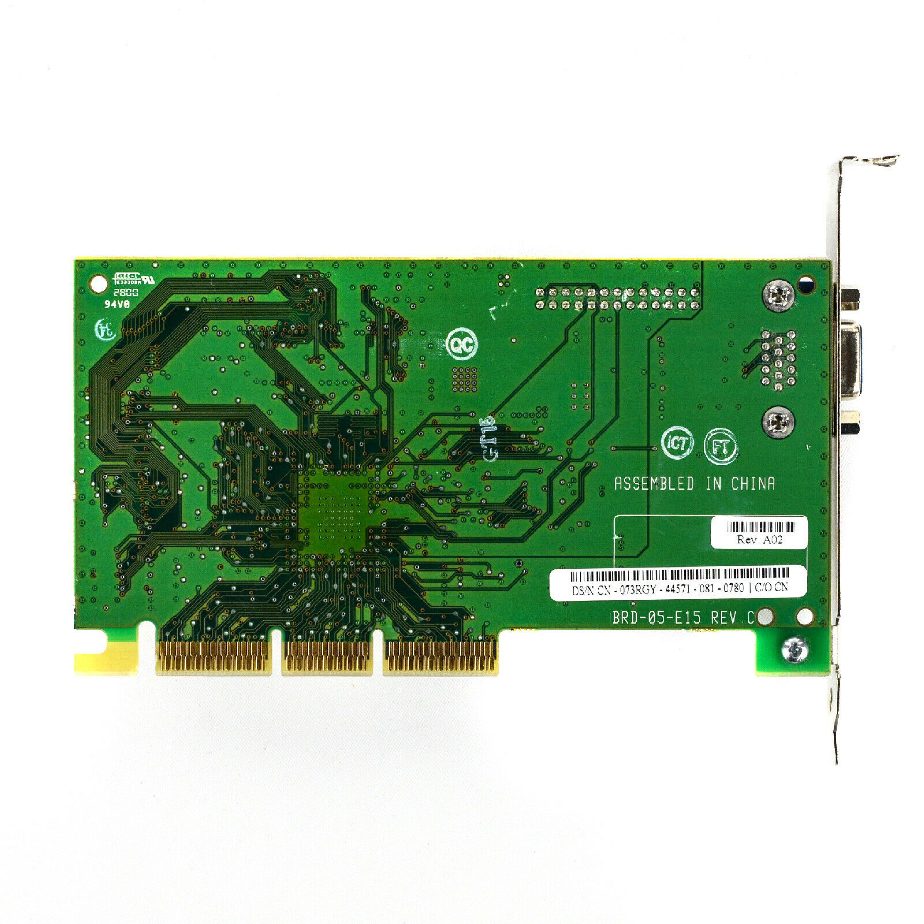DELL 073RGY 32MB AGP TNT2 VIDEO CARD