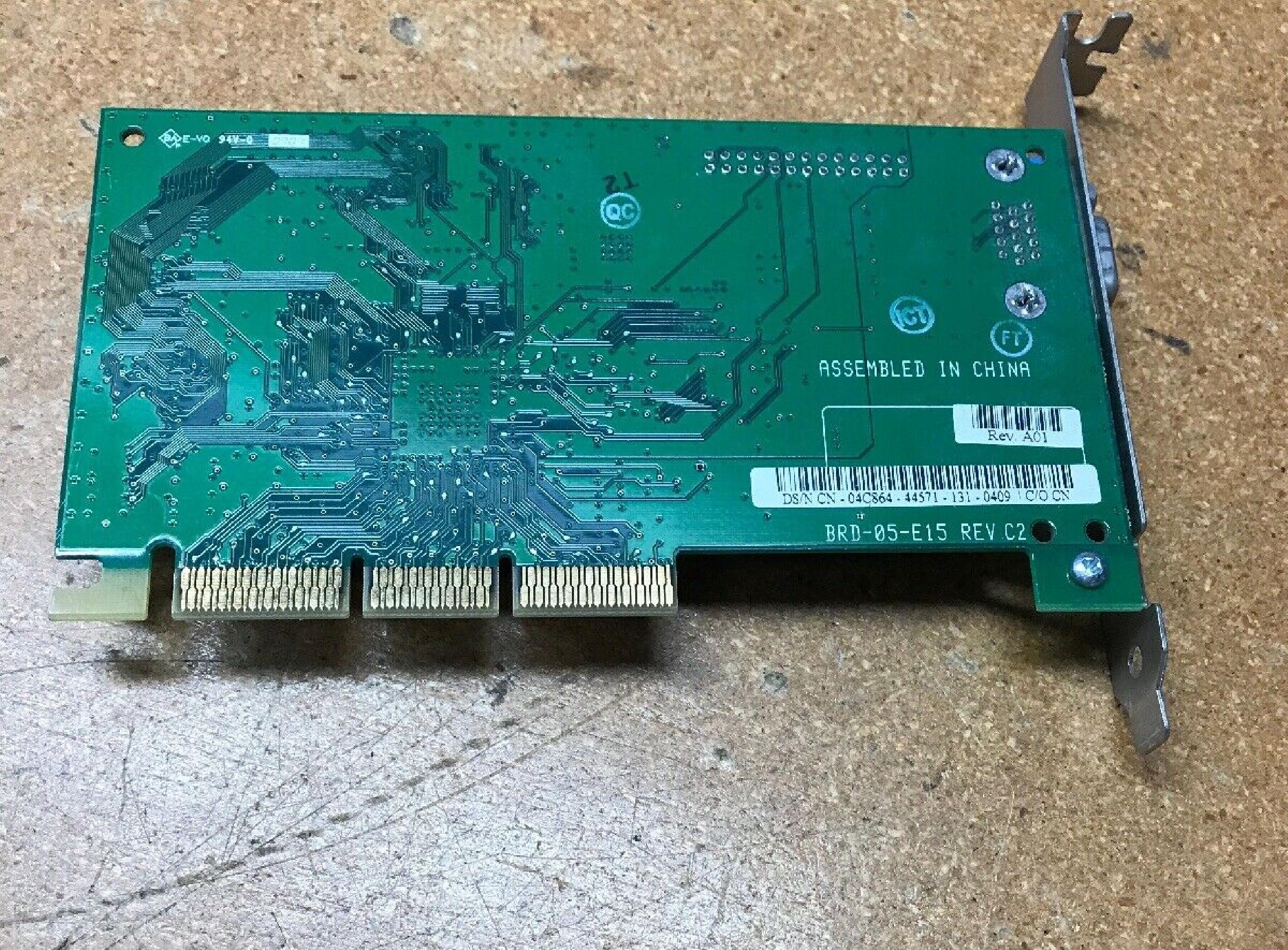 DELL 4C864 32MB AGP VIDEO CARD WITH VGA OUTPUT