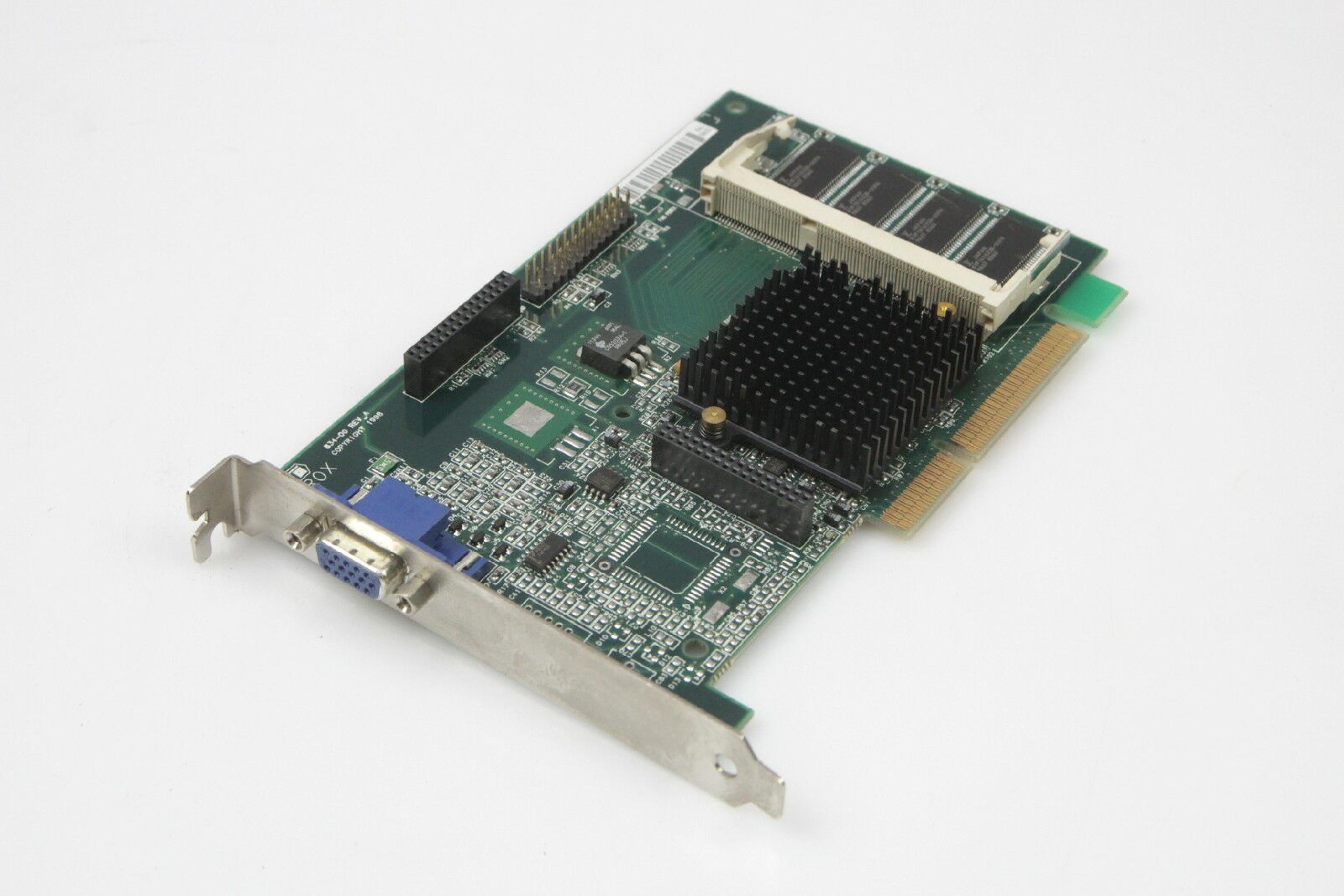 COMPAQ / HEWLETT PACKARD / HP / MATROX 167033-001 8MB AGP VIDEO CARD G200 WITH VGA OUTPUT