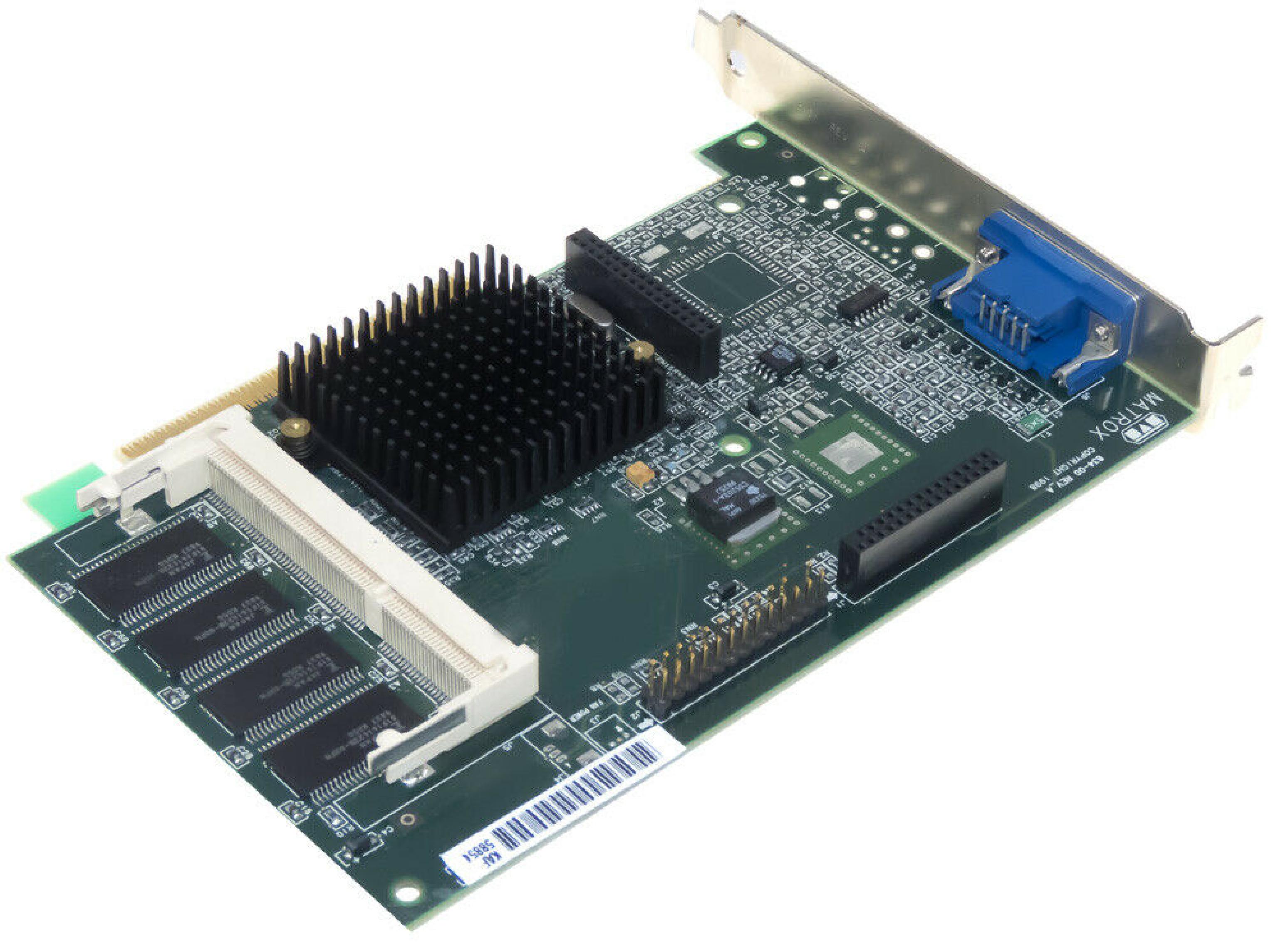 COMPAQ / HEWLETT PACKARD / HP / MATROX 167033-001 8MB AGP VIDEO CARD G200 WITH VGA OUTPUT