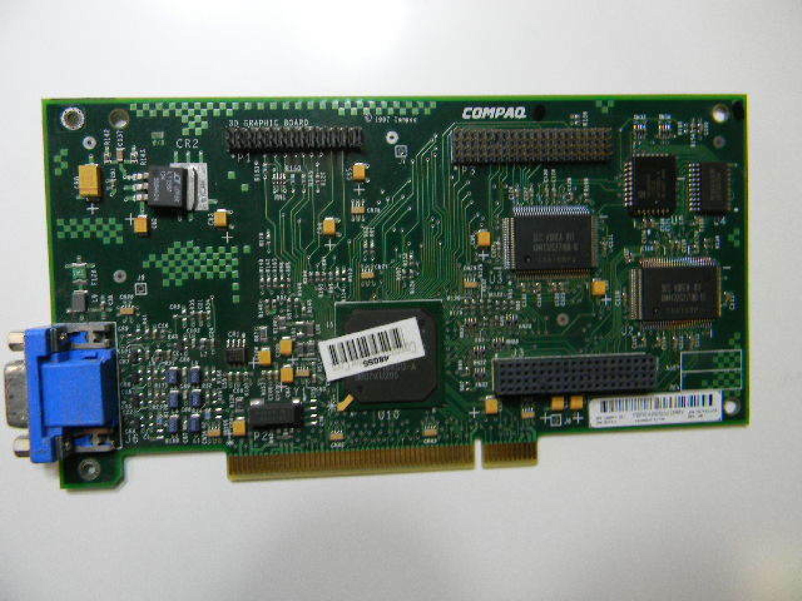 COMPAQ / HEWLETT PACKARD / HP 007412-001 PCI VIDEO CARD POWERED BY MGA 64-BIT GRAPHICS