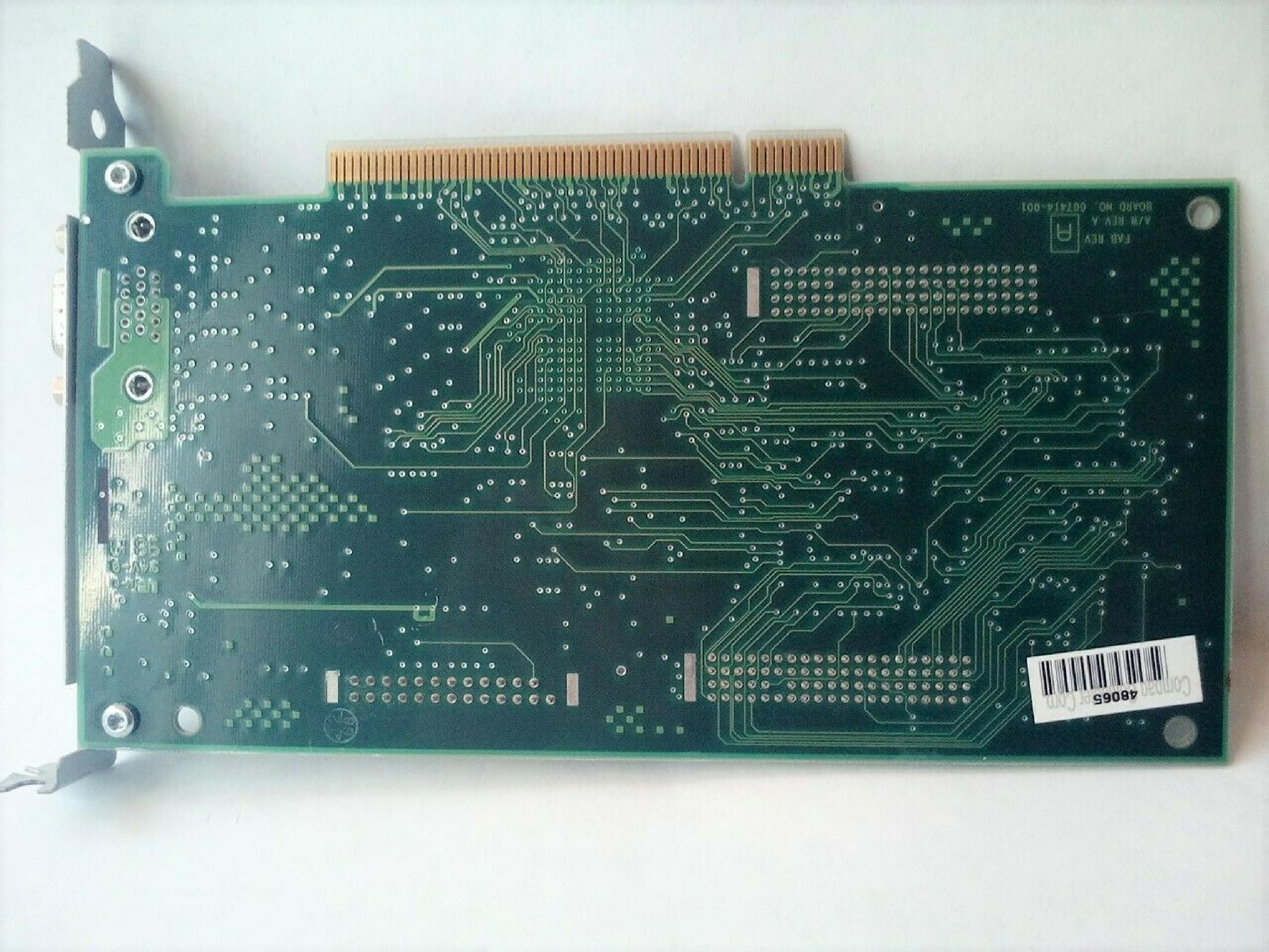 COMPAQ / HEWLETT PACKARD / HP 296677-001 PCI VIDEO CARD POWERED BY MGA 64-BIT GRAPHICS