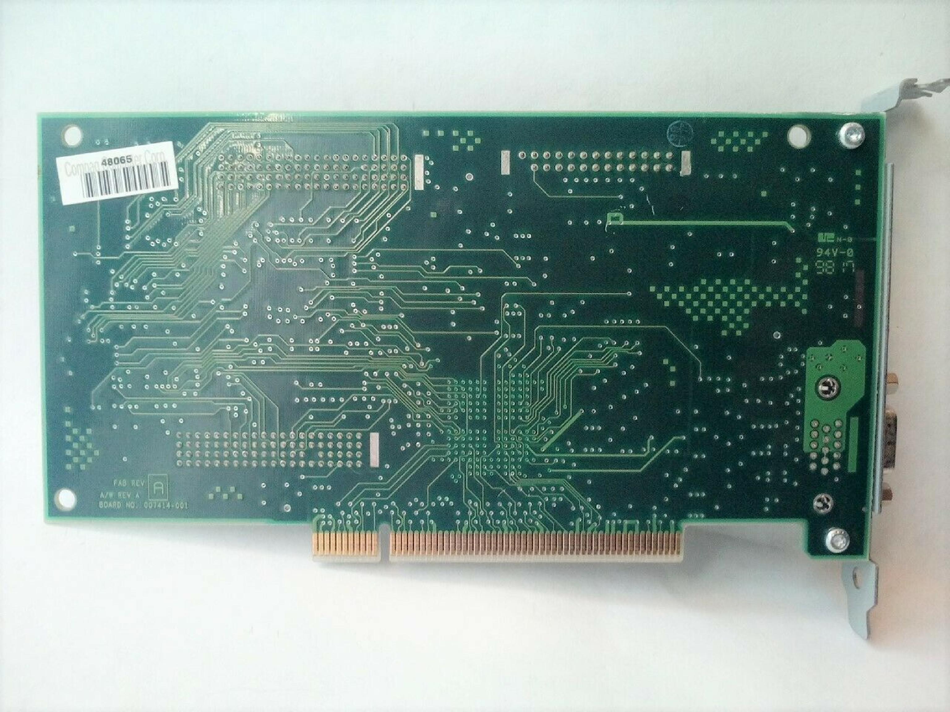 COMPAQ / HEWLETT PACKARD / HP 296677-001 PCI VIDEO CARD POWERED BY MGA 64-BIT GRAPHICS