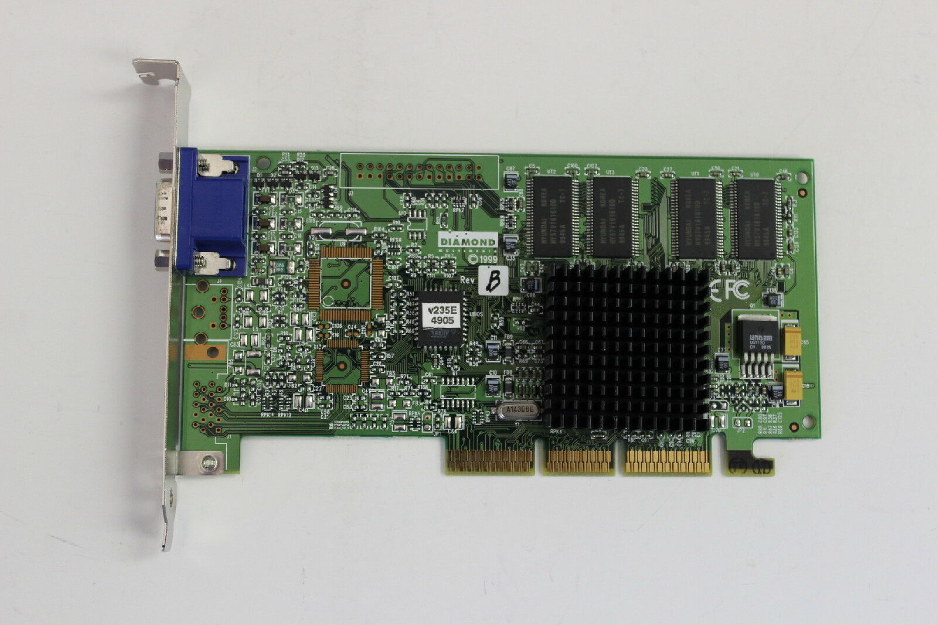 DIAMOND MULTIMEDIA SYSTEMS 28033520-001 AGP VIDEO CARD S3 SAVAGE4 86C394