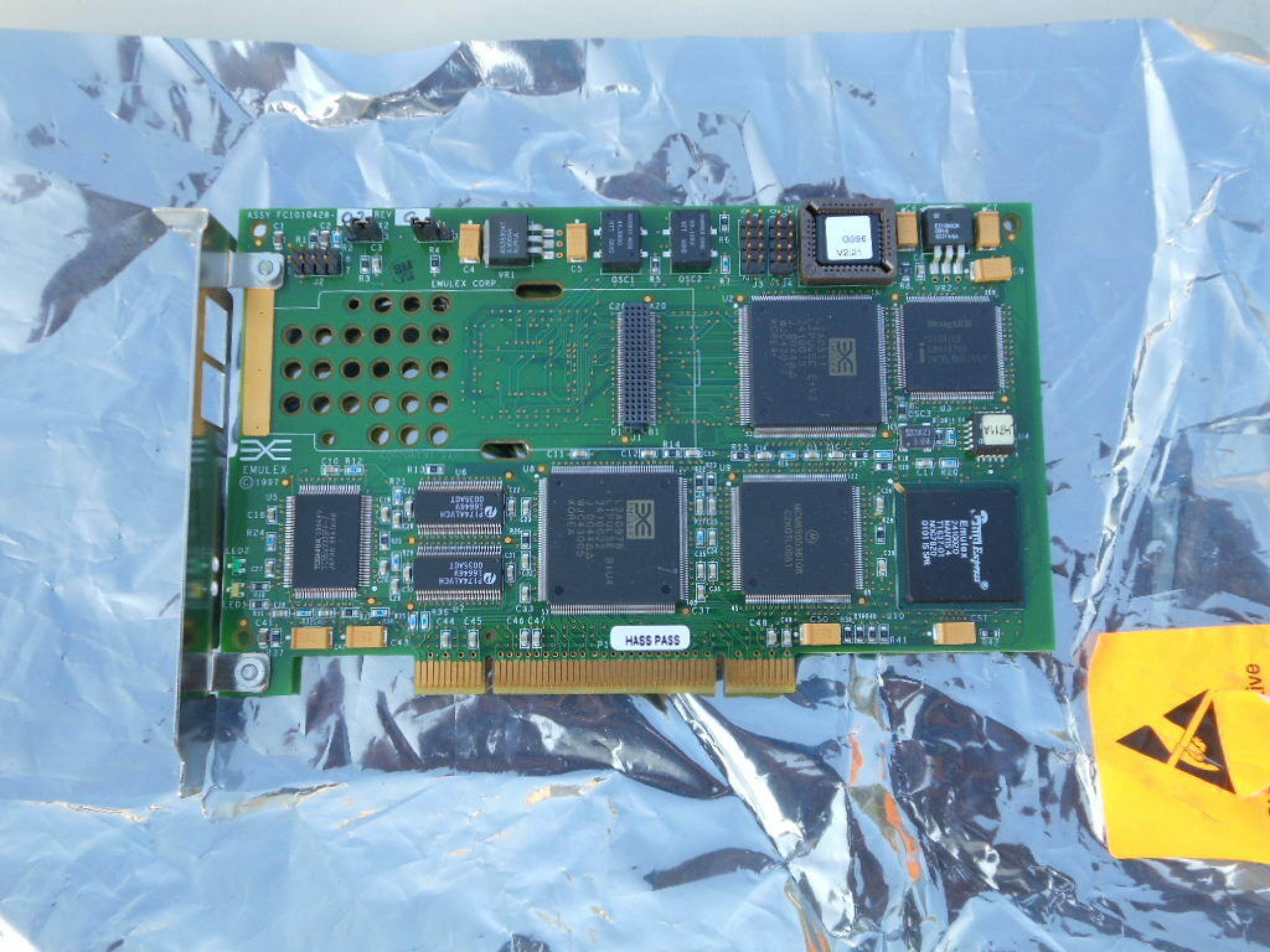 EMULEX / IBM FC1010428-02 FIBRE CHANNEL PCI HOST ADAPTER 32-BIT GIGABIT FIBER TYPE 4-S